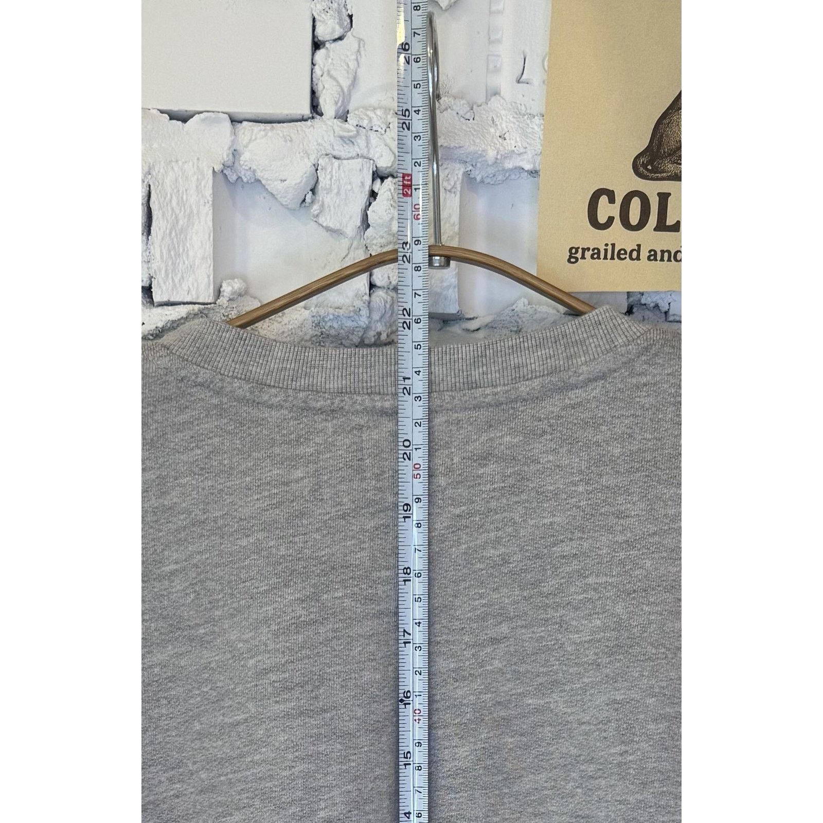 Sundry Sundry Womens XS Gray Locals Heart Sweatshirt Size S / US 4 / IT 40 - 6 Thumbnail