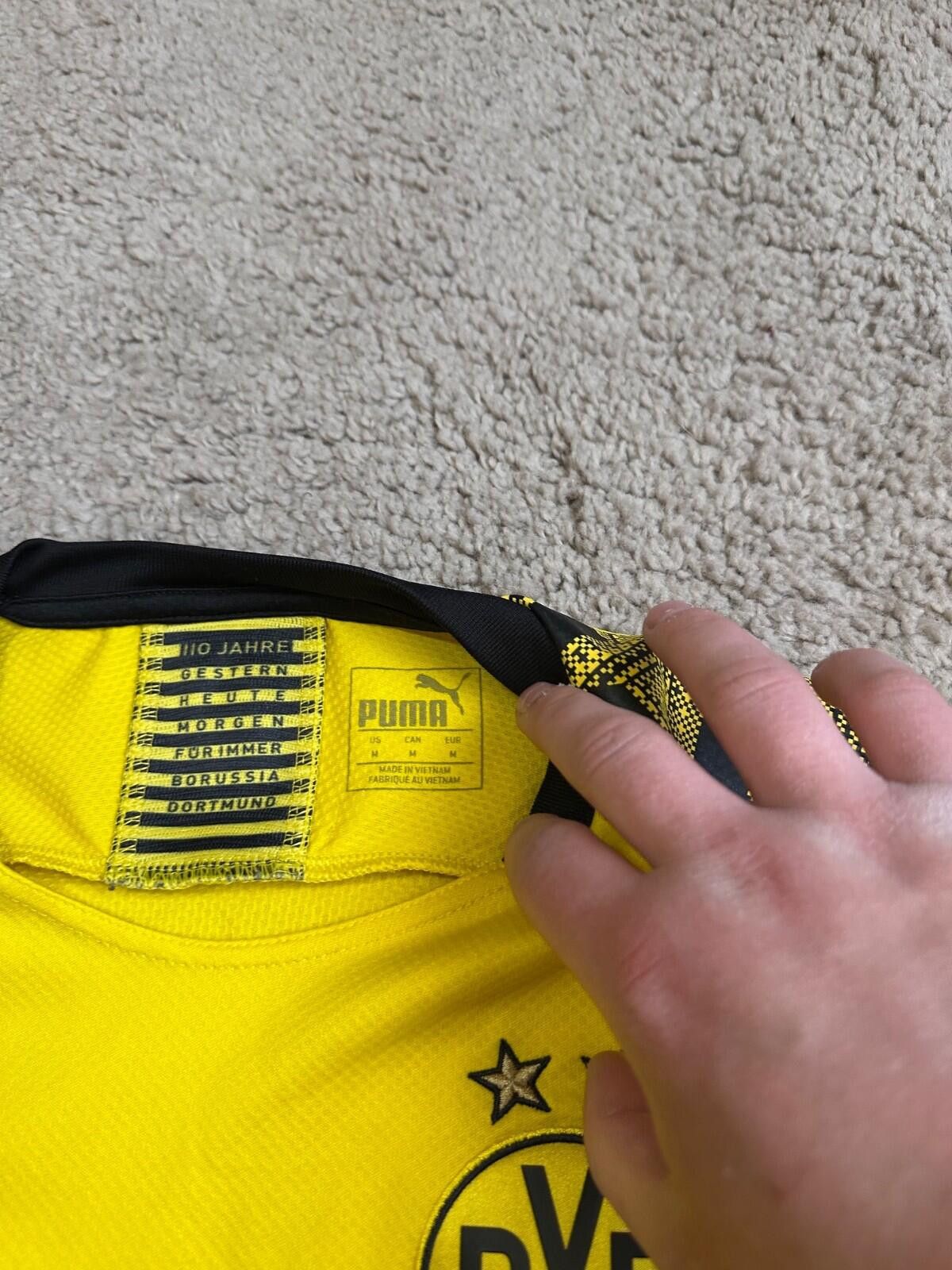 Puma BORUSSIA DORTMUND 2019 2020 HOME SHIRT JERSEY PUMA sz M Size US M / EU 48-50 / 2 - 4 Thumbnail