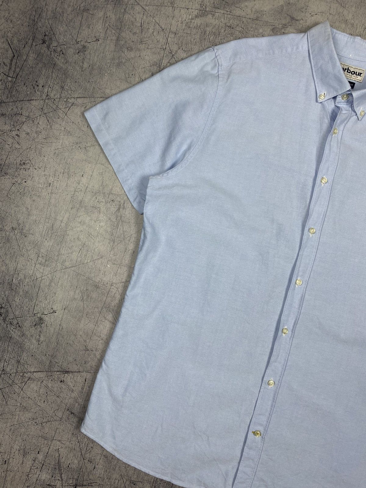 Barbour Vintage Barbour Designer Basic Button Up Shirt Size US L / EU 52-54 / 3 - 4 Thumbnail