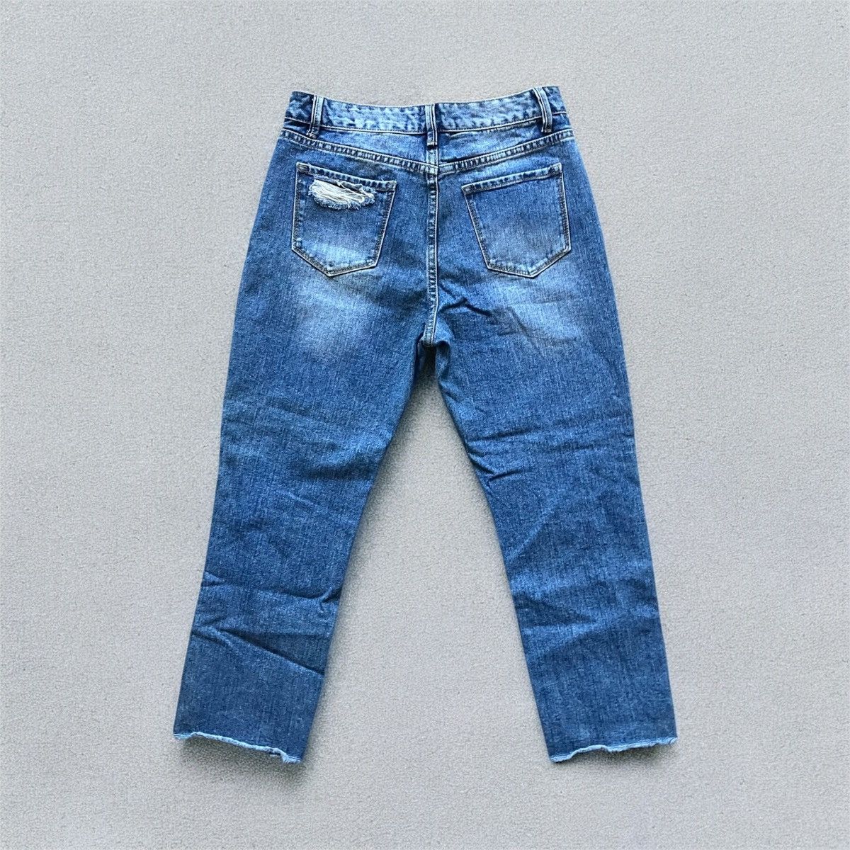 Fashion Nova FASHION NOVA Simple Things High Rise Boyfriend Jeans SIZE 11 Size 32" / US 10 / IT 46 - 2 Thumbnail