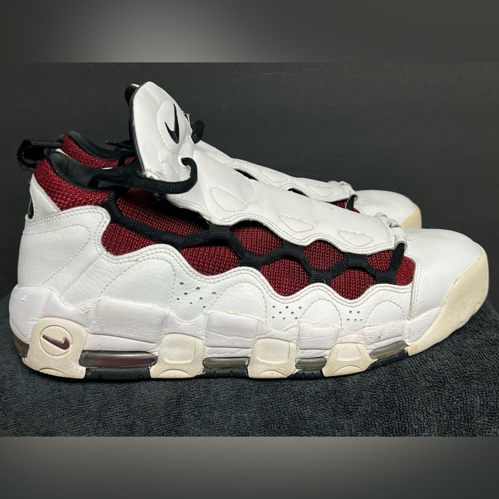 Nike Nike AIR MONEY White And Red Sneakers Mens AJ2998-100 Size US 11.5 / EU 44-45 - 2 Thumbnail