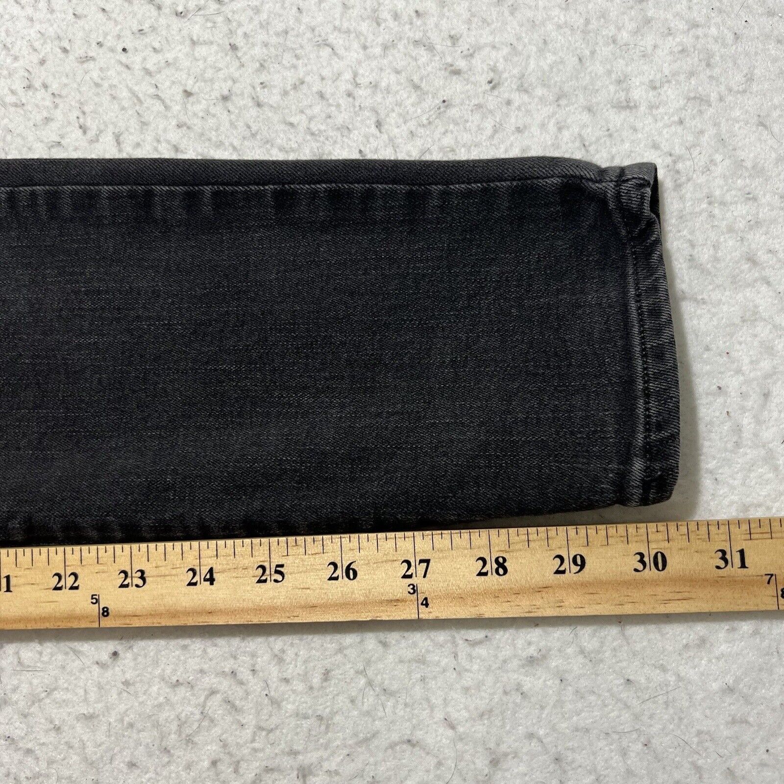 Levi's Levis 711 Skinny 32 Mid Rise Denim Stretch Jeans Black 32x30 Size US 32 / EU 48 - 10 Thumbnail