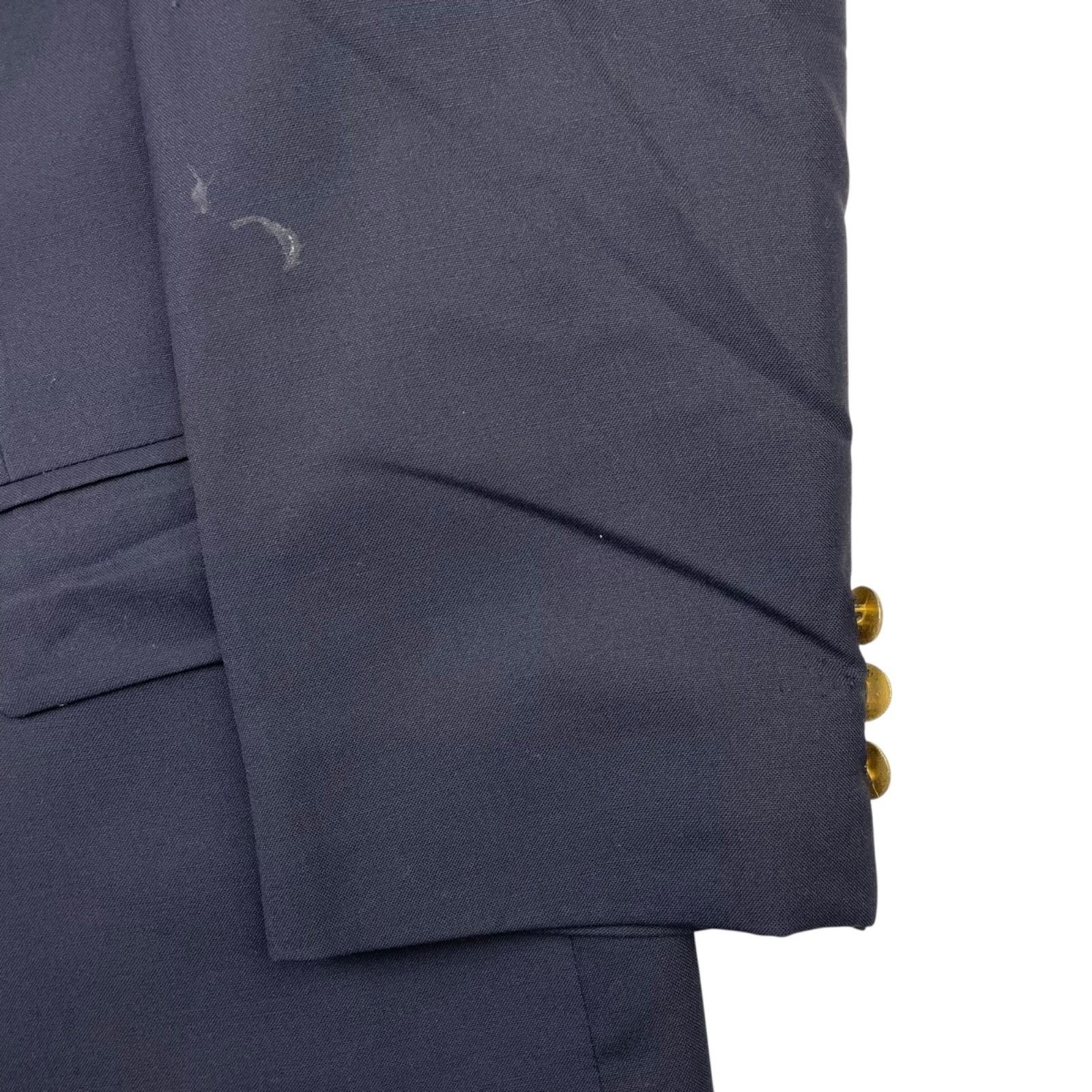 Chaps Chaps Ralph Lauren Men's 100% Wool Gold Buttons 2-Button Bla Size 44R - 17 Thumbnail