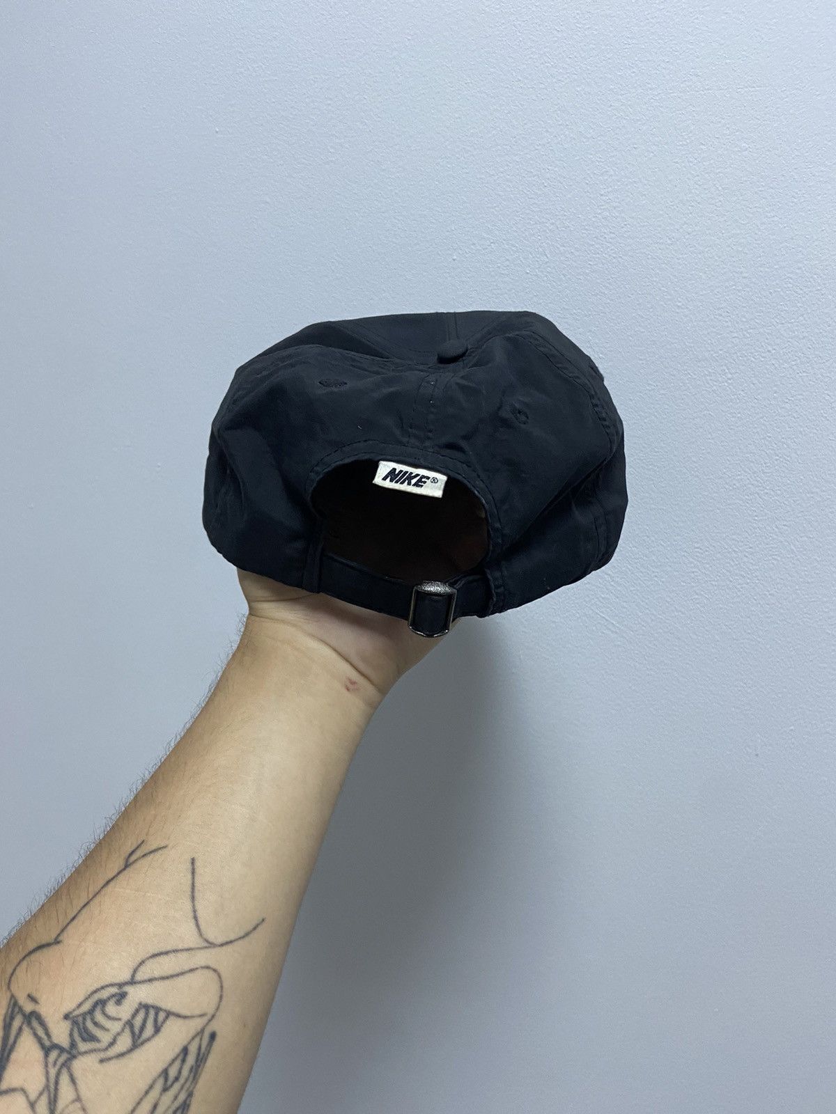 Nike × Vintage Nike Cap Vintage Bog Embroidered Swoosh Logo Skate Size ONE SIZE - 4 Thumbnail