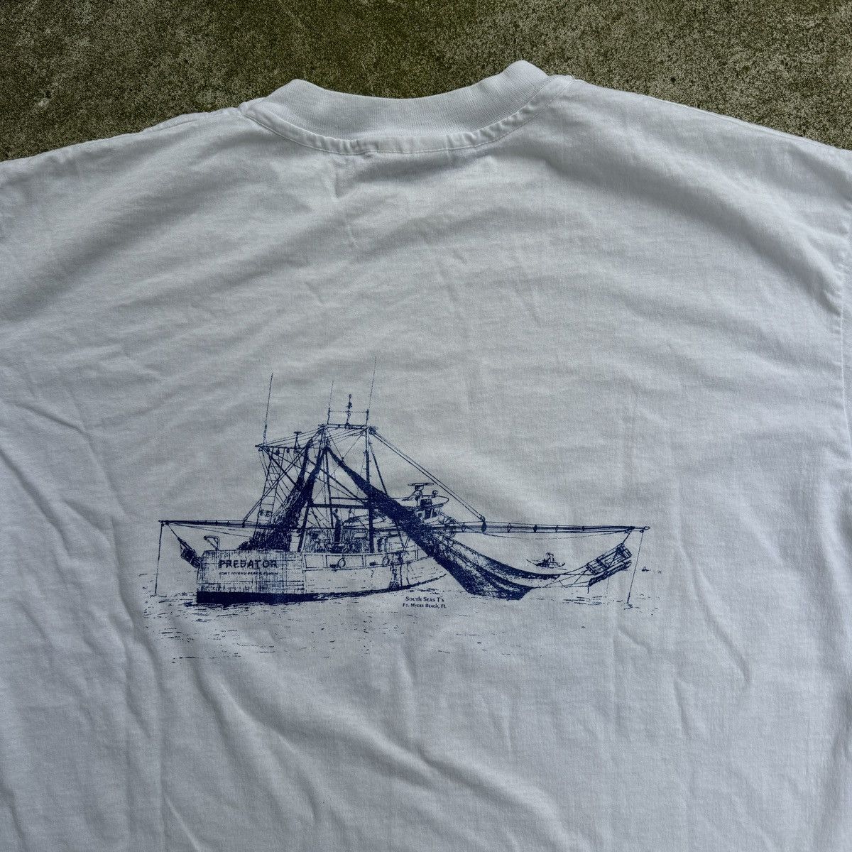 Vintage Thrashed Faded Distressed Sailboat Shirt ERD Grunge Chrome Size US XL / EU 56 / 4 - 6 Thumbnail