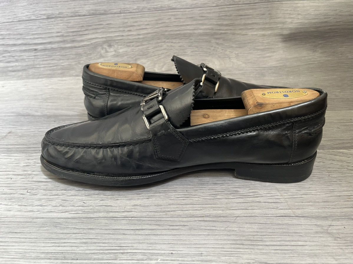 Louis Vuitton Louis Vuitton major LV logo casual leather loafers. Size US 9 / EU 42 - 10 Thumbnail