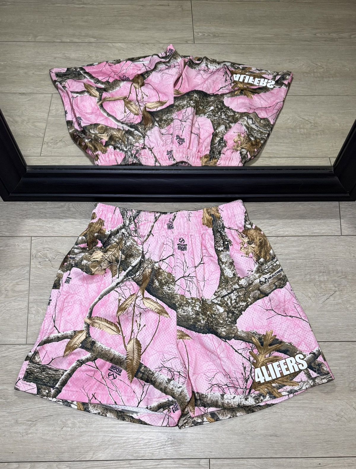 Realtree Y2K Bravest Studios Pink RealTree Basketball Short Size 34" / US 12 / IT 48 - 1 Thumbnail
