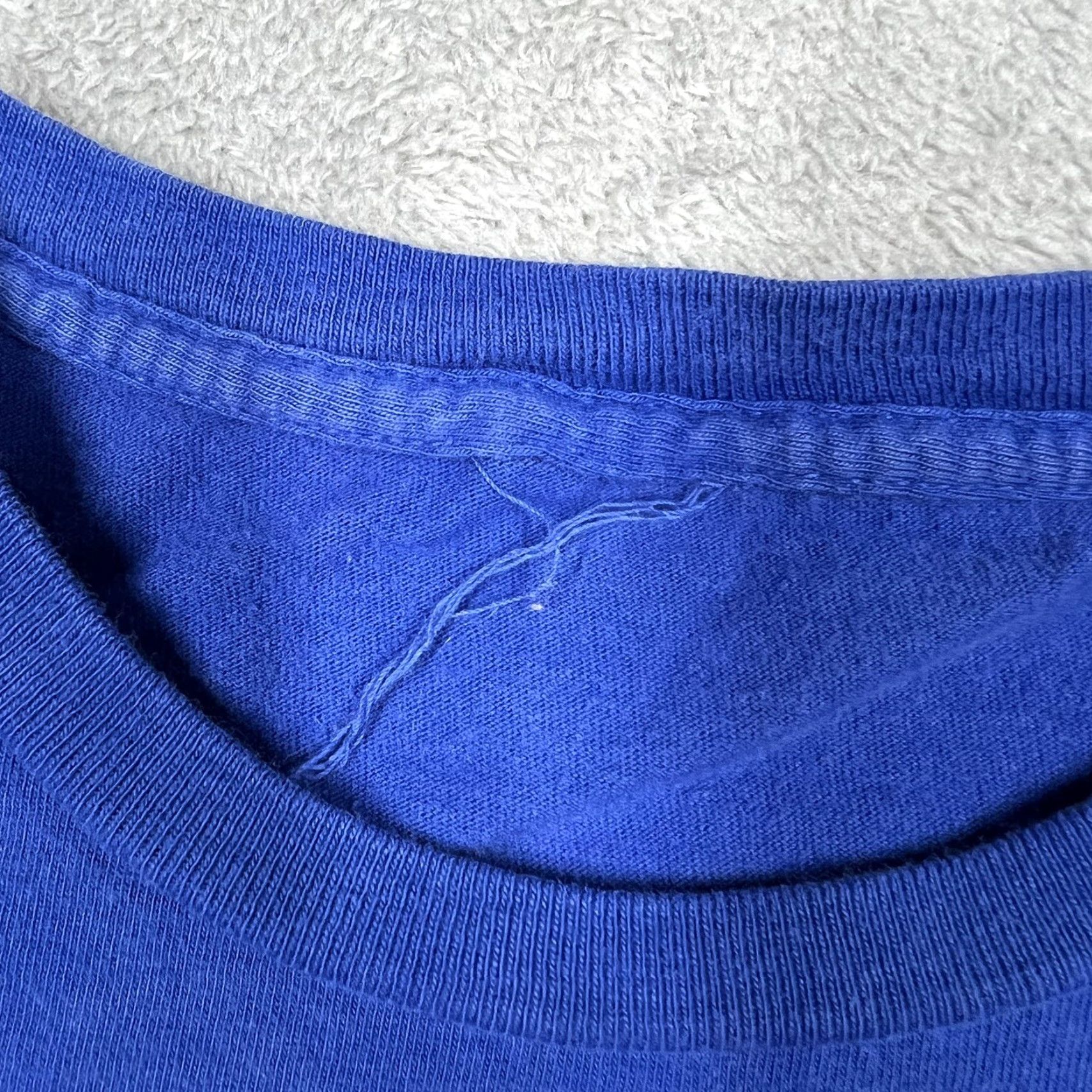 Polo Ralph Lauren VINTAGE Polo Ralph Lauren Logo Lacrosse Stick T-Shirt Royal Blue Mens Large Short Sleeve Polo Shirt Graphic Print Size US L / EU 52-54 / 3 - 6 Thumbnail