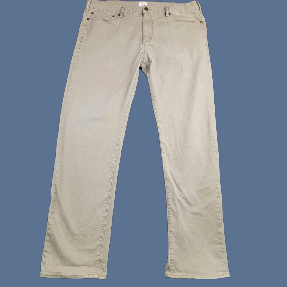 Dockers Dockers Jeans Mens 38x34 Khaki Tan Straight Fit 5-Pocket Jeans Men Inseam 31 Regular Stretch Pockets Size US 38 / EU 54 - 1 Thumbnail
