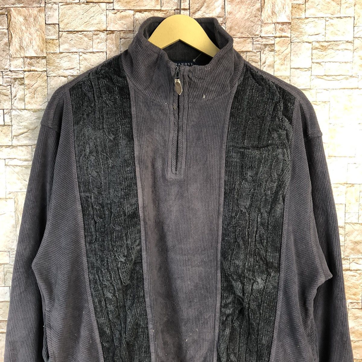 Japanese Brand × Vintage Pandly Black vintage jacket Knitwear #A833 Size US L / EU 52-54 / 3 - 5 Thumbnail