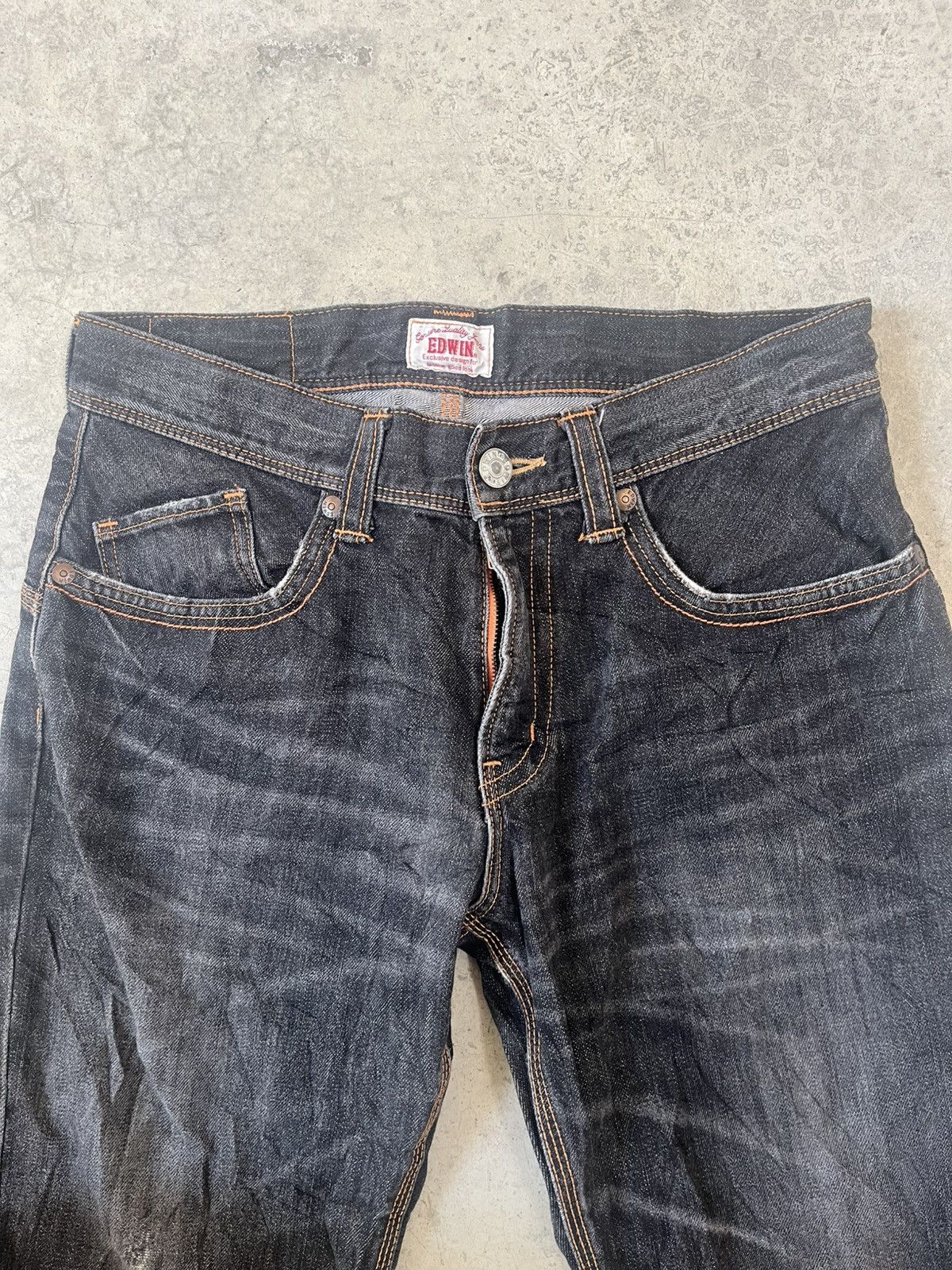 Edwin Edwin Flare Distressed Clawmark faded Vintage Pants Size US 34 / EU 50 - 4 Thumbnail