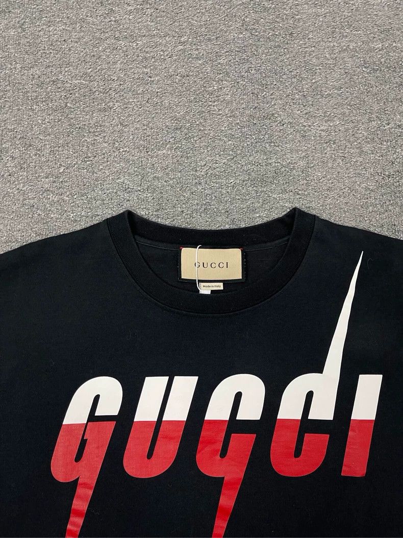 Gucci GucciClassic logo lightning string printed round-neck short Size US L / EU 52-54 / 3 - 6 Thumbnail