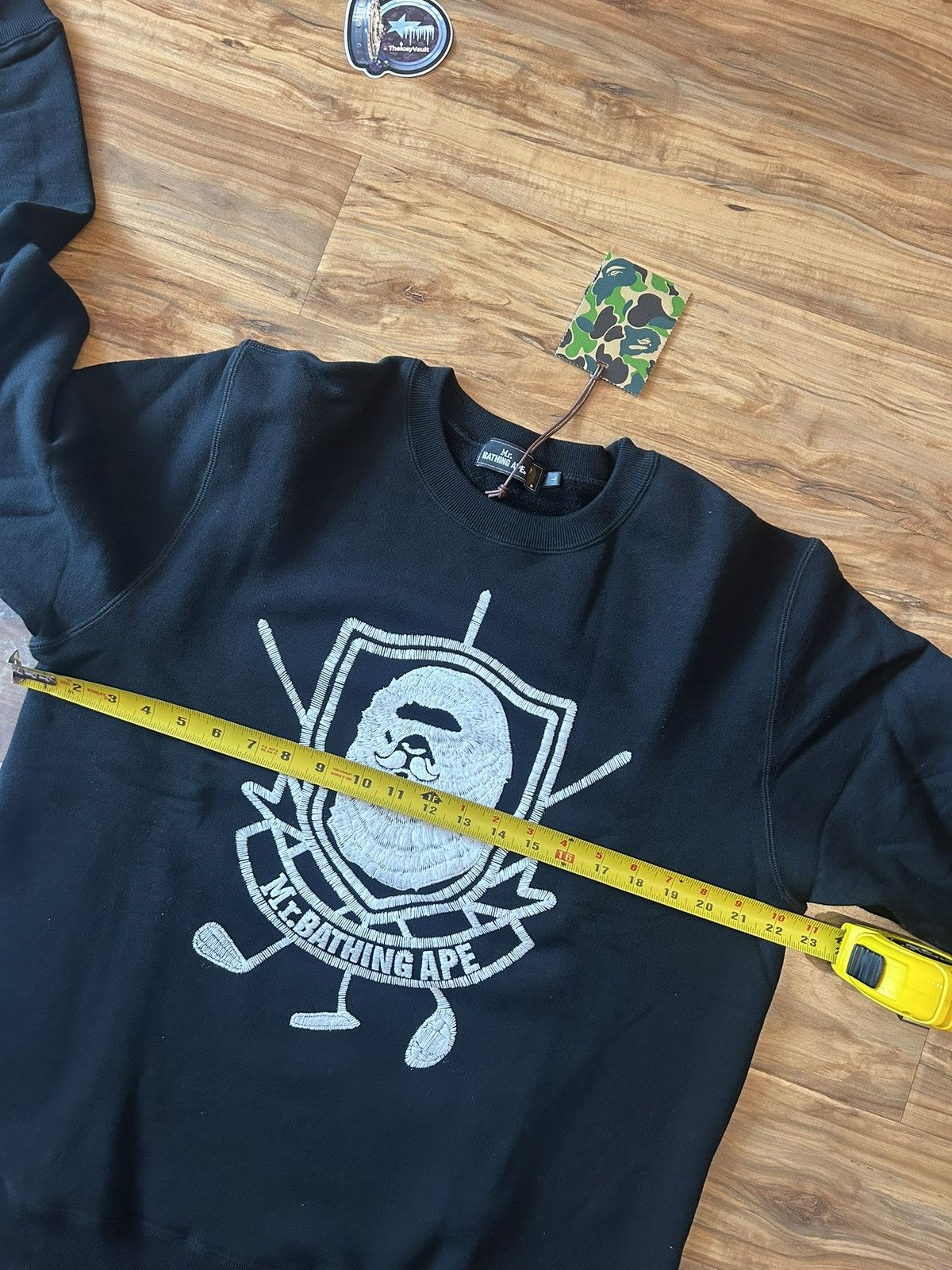 Bape NEW Bape Mr Bathing Ape Golf Logo Crewneck Sweater Size US L / EU 52-54 / 3 - 8 Thumbnail