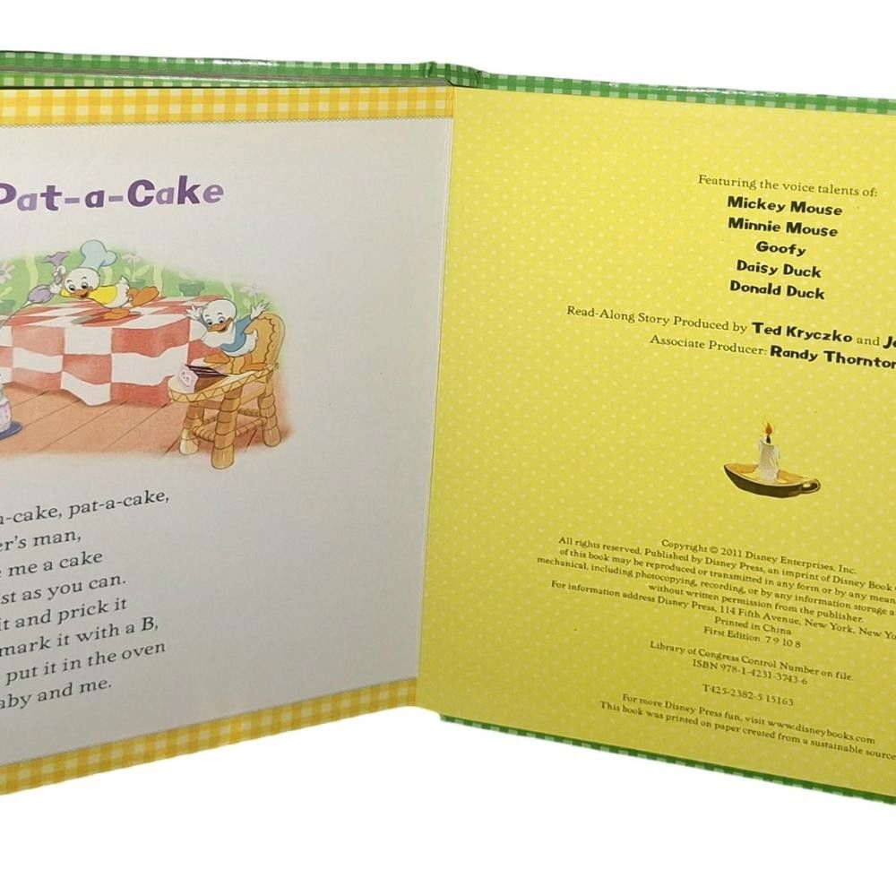 Disney Disney Nursery Rhymes Read-Along Storybook & CD Size ONE SIZE - 8 Thumbnail