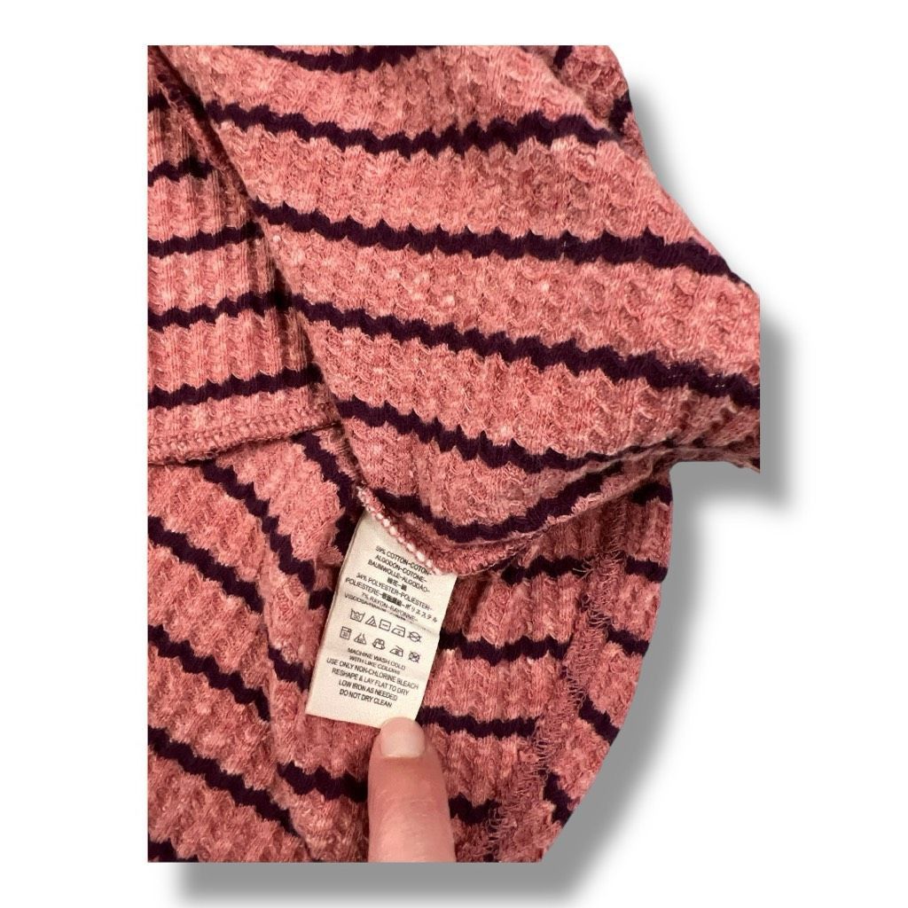 Free People Free People Thermal Peplum Oversized Top Size Extra Small Size XS / US 0-2 / IT 36-38 - 4 Thumbnail