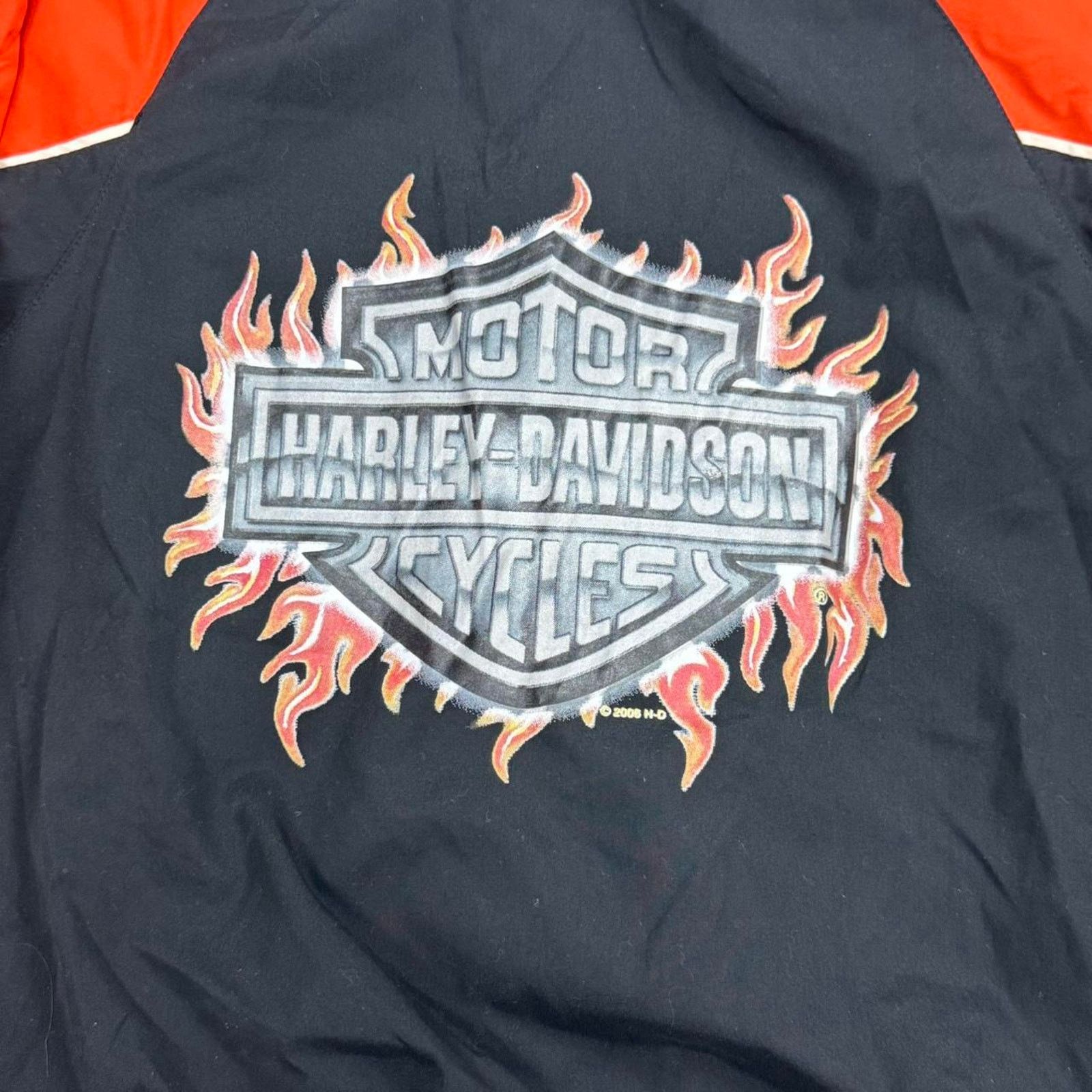 Harley Davidson VINTAGE Y2K 2006 HARLEY DAVIDSON KIDS WINDBREAKER JACKET: Size ONE SIZE - 6 Thumbnail