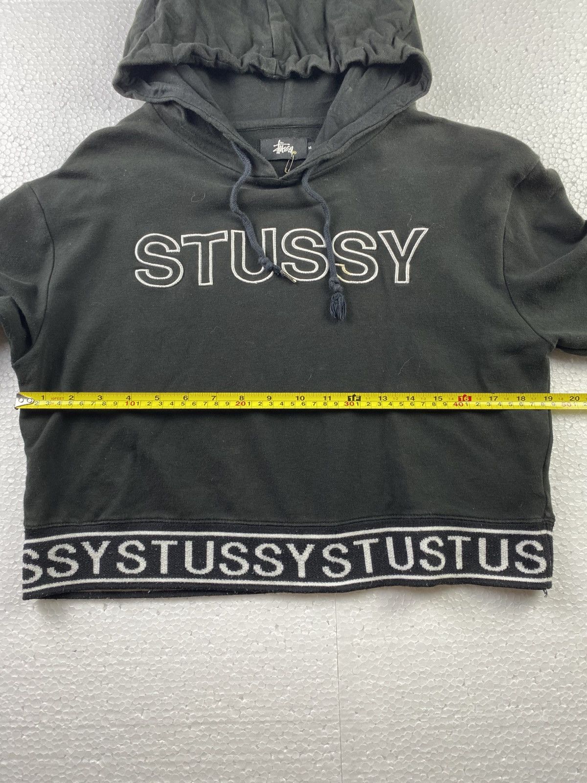 Designer × Stussy Hoddie Crop Top Stussy (A5) Size S / US 4 / IT 40 - 7 Thumbnail