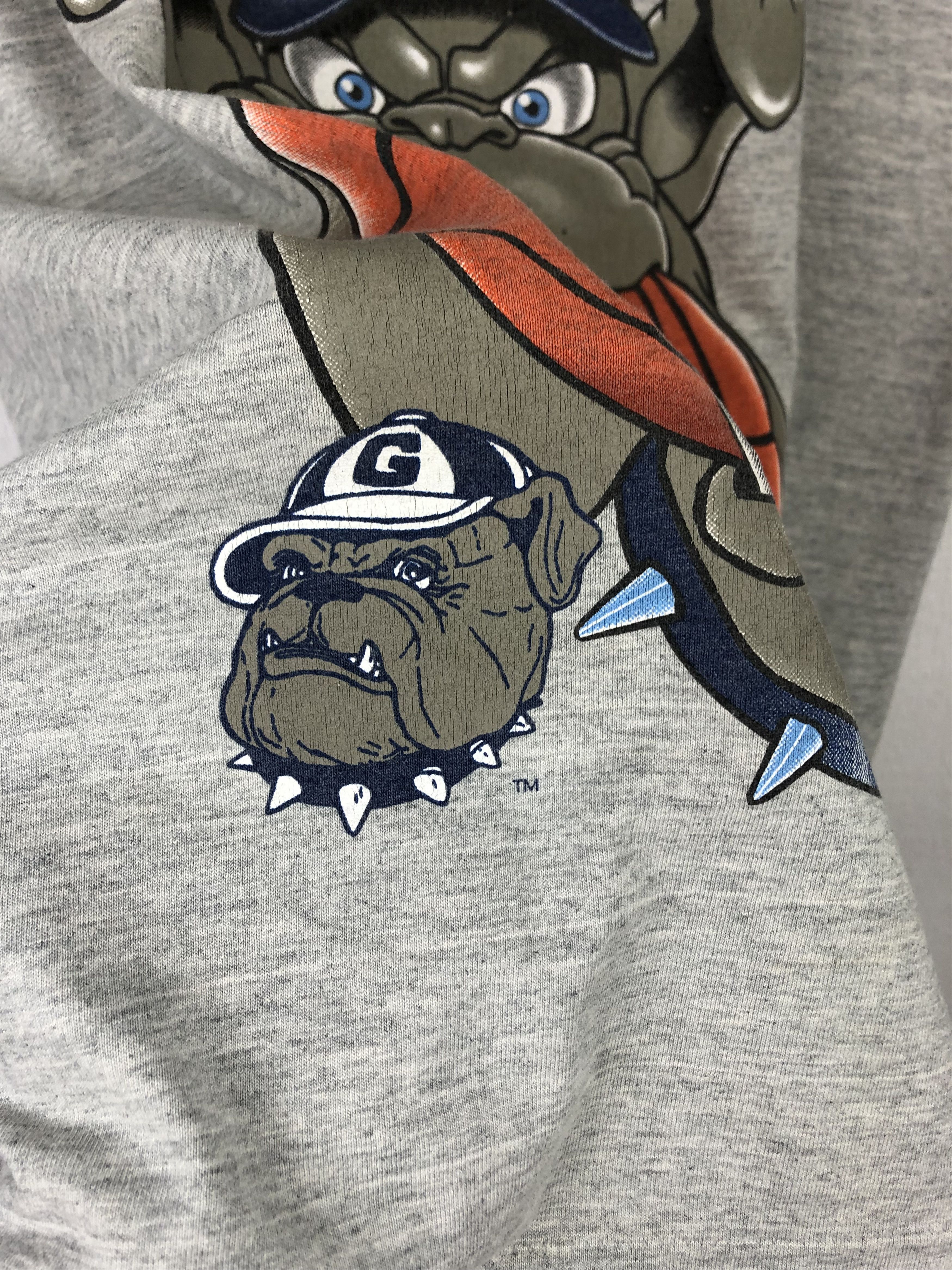 Nutmeg Vintage 90's Nutmeg Georgetown Hoyas Shirt Tee University Size US L / EU 52-54 / 3 - 4 Thumbnail