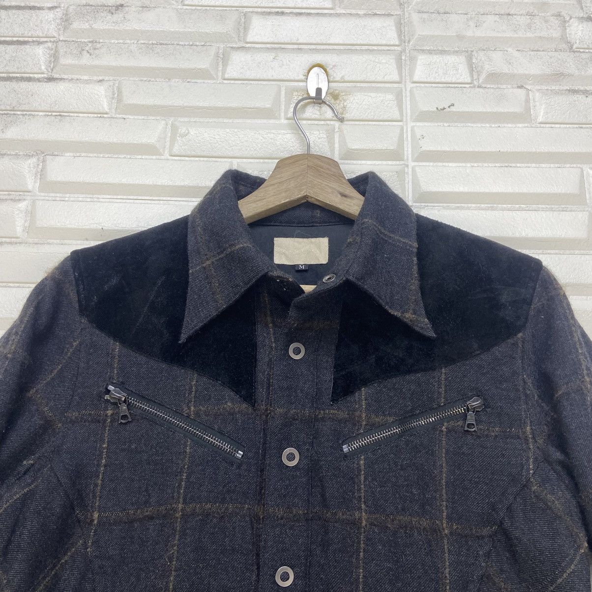 Japanese Brand Japanese Streetwear Rawlife Wool + Cowhide Riri Zipper Size US XS / EU 42 / 0 - 11 Thumbnail