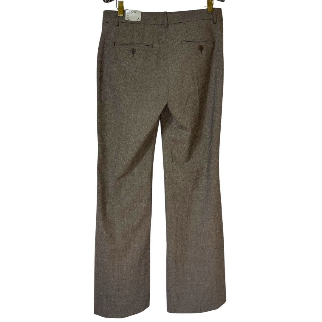 Express Express Editor Flare Leg Low Rise Dress Pants In Luxury Stre Size 26" / US 2 / IT 38 - 2 Thumbnail