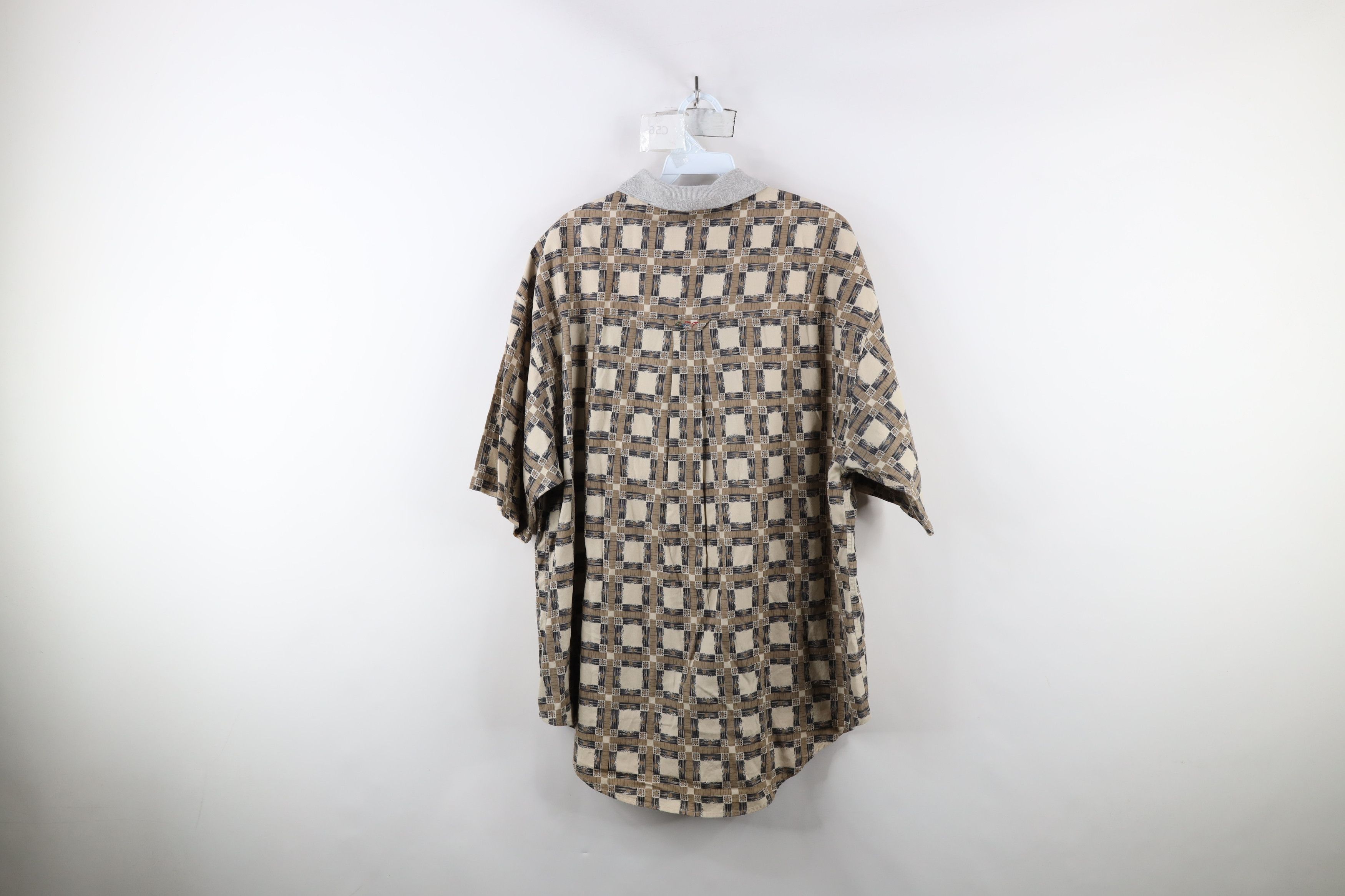 Vintage Vintage 90s Streetwear Baggy Fit Checkered Golf Polo Shirt Size US L / EU 52-54 / 3 - 10 Thumbnail