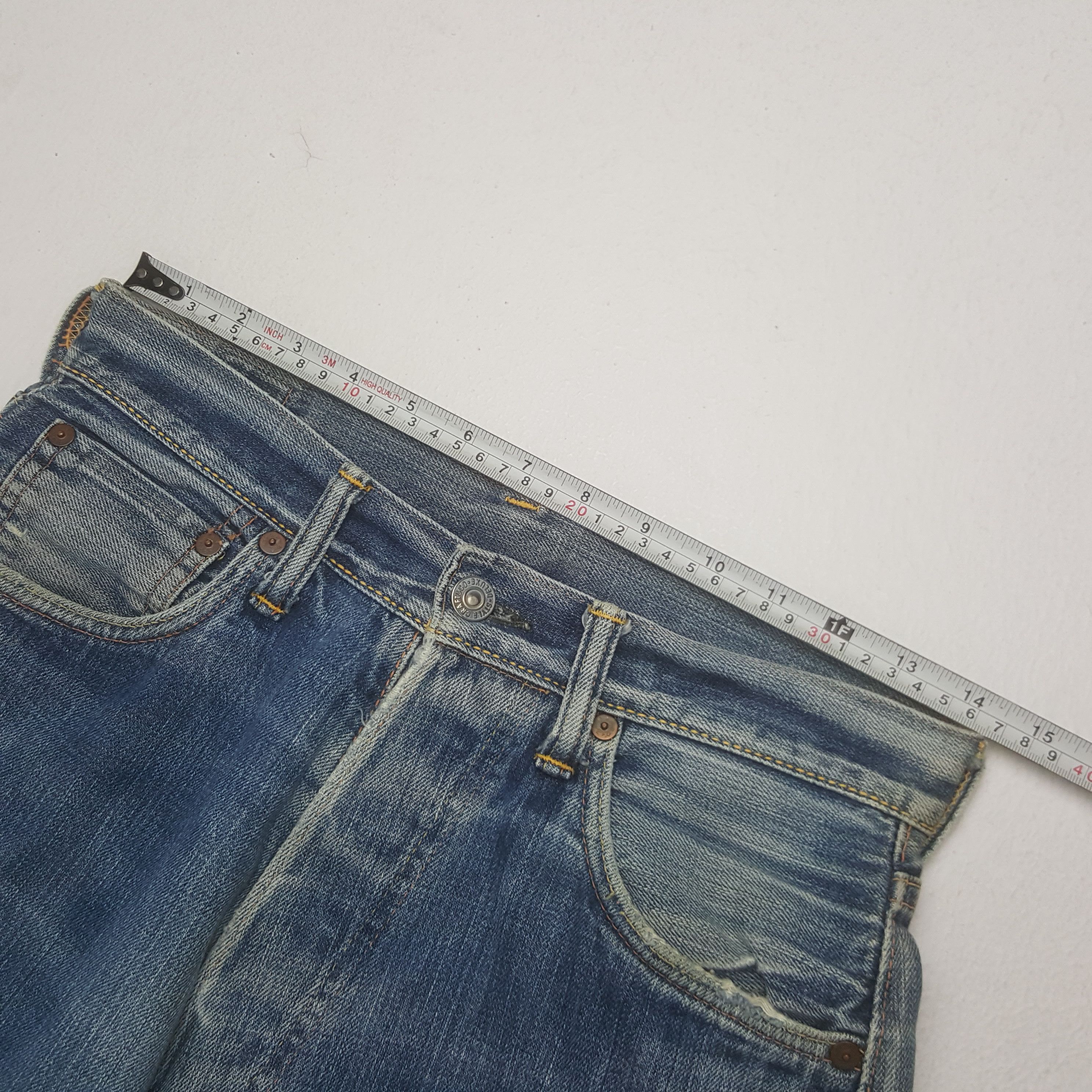 Evisu × Vintage Vintage Evisu Japan Selvedge Custom Daicock Denim Jeans Size US 28 / EU 44 - 7 Thumbnail