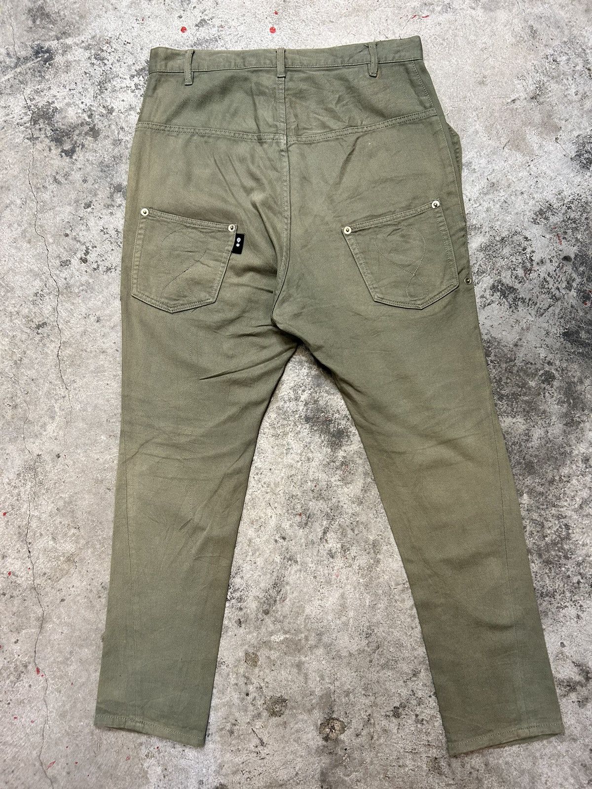 Issey Miyake Mercibeaucoup by Issey Miyake Green Trousers Size US 32 / EU 48 - 2 Thumbnail
