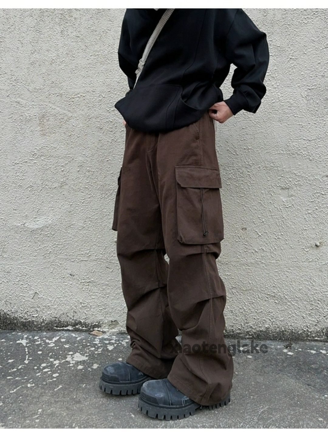 Designer × Japanese Brand × Vintage utility military loose baggy outdoor skate cargo pants Size US 32 / EU 48 - 5 Thumbnail