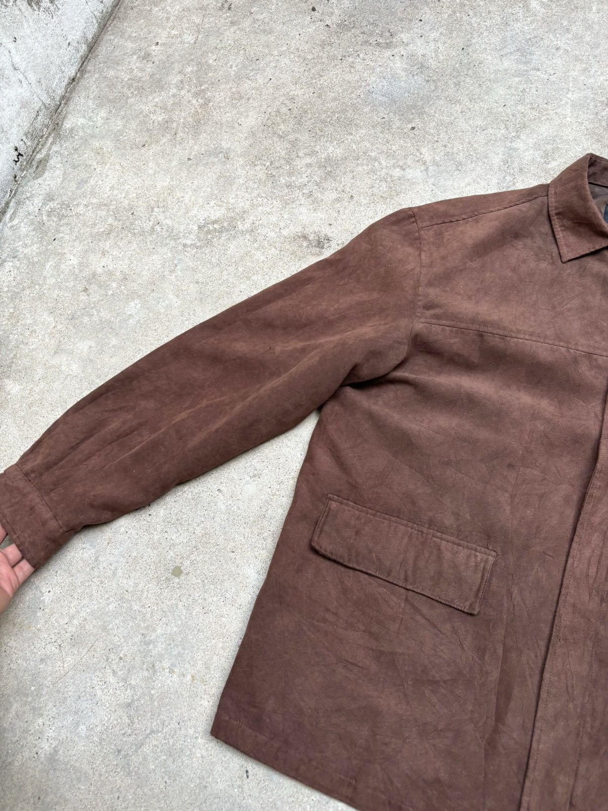 Kansai Yamamoto Brown KANSAI YAMAMOTO ZIP Velvet JACKET Size US L / EU 52-54 / 3 - 13 Thumbnail