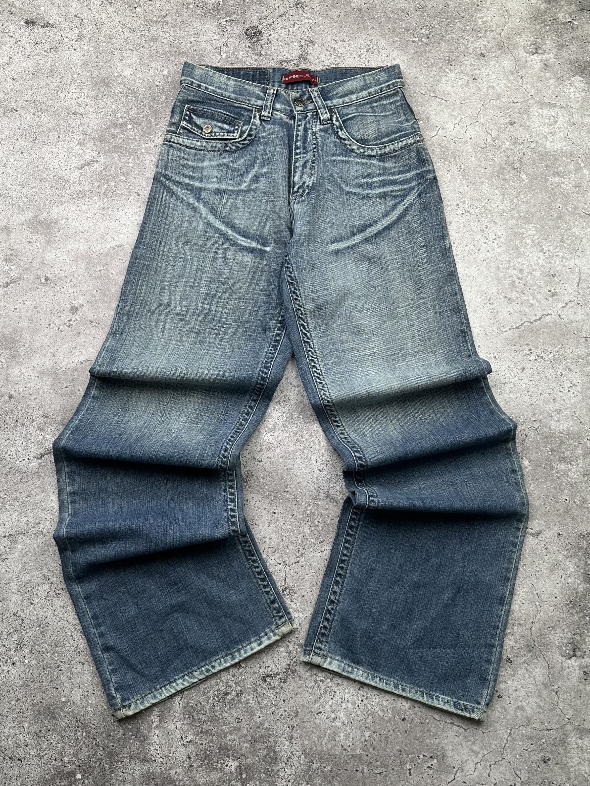 image of Avant Garde Vintage Wide Amazing Jeans in Blue, Women's (Size 28)