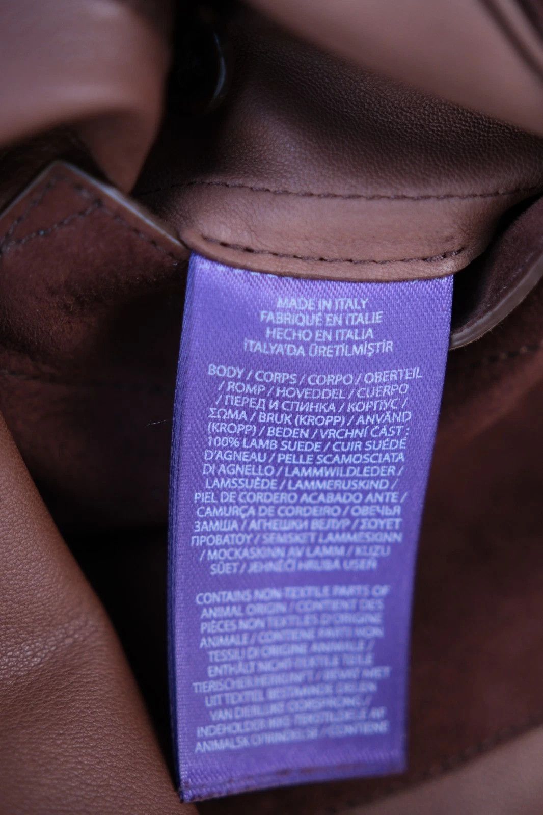 Ralph Lauren Purple Label NEW Ralph Lauren Purple Label Sport Coat BROWN US 46 / EU 56 Size 46R - 6 Thumbnail