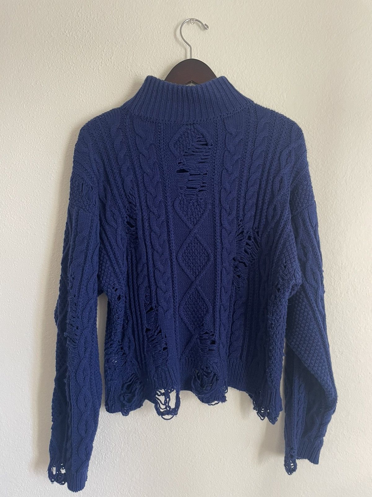 Maison MIHARA YASUHIRO Mihara Yasuhiro Distressed Sweater Size M / US 6-8 / IT 42-44 - 2 Thumbnail