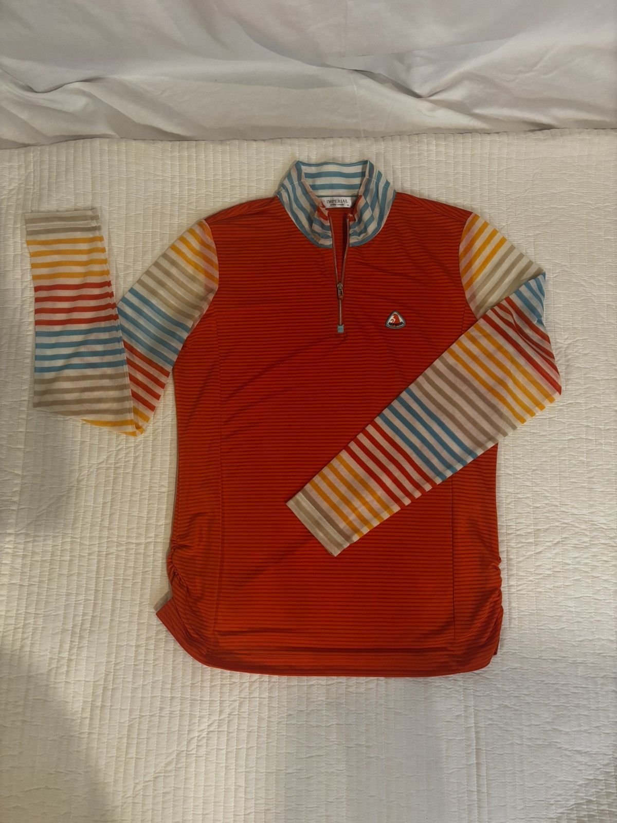 Imperial Long sleeve shirt with quarter zipper.wt416 Size S / US 4 / IT 40 - 10 Thumbnail