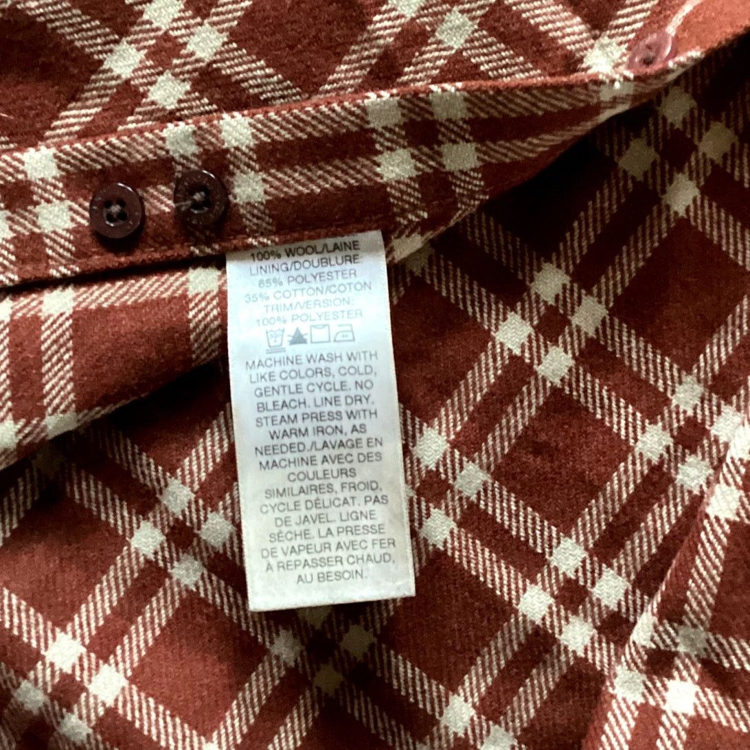 Pendleton Trail Pendleton Mens Wool Plaid Flannel Button shirt Size US XL / EU 56 / 4 - 5 Thumbnail
