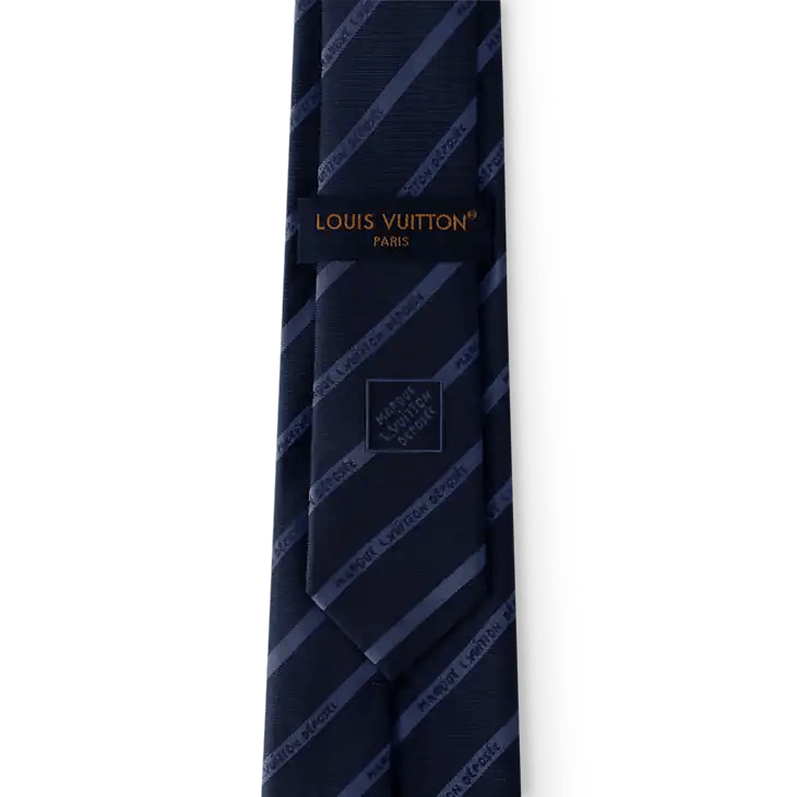 Louis Vuitton Marque L.Vuitton Deposée Stripes Tie Size ONE SIZE - 4 Thumbnail
