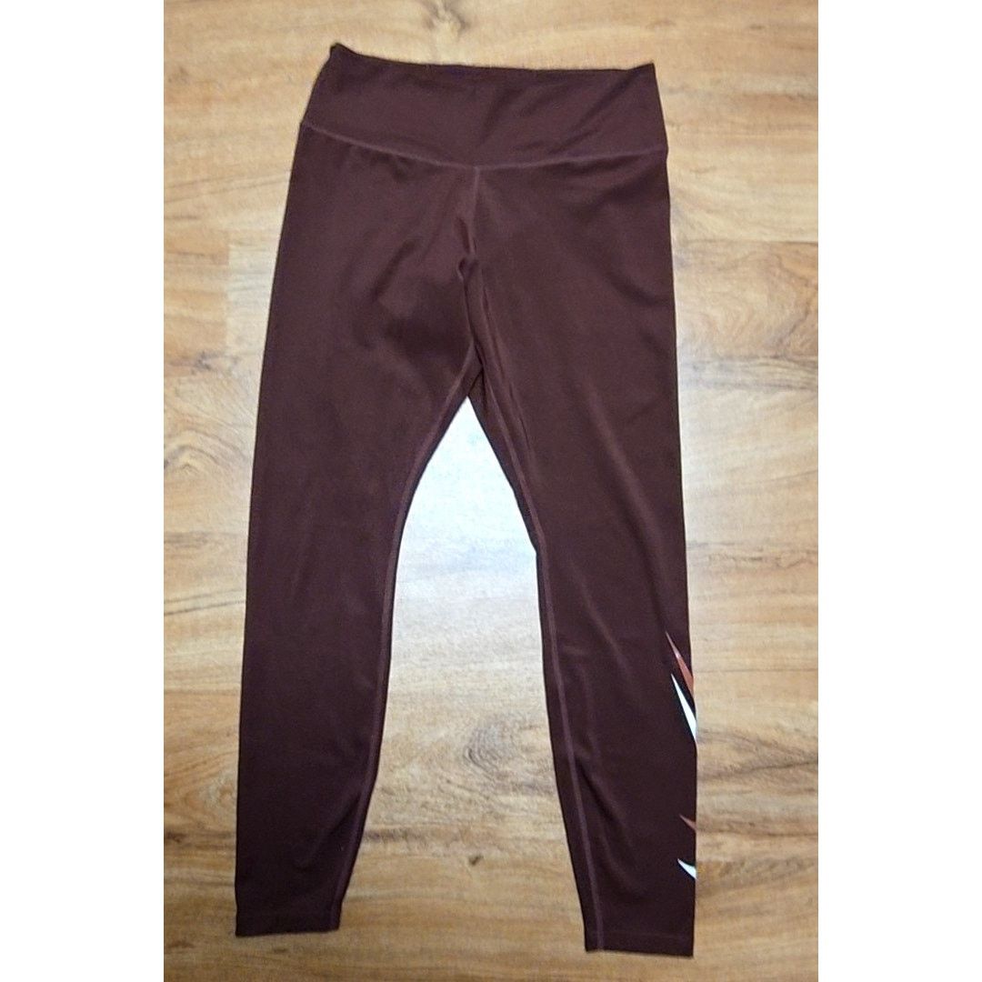 Nike Nike Dri-FIT Womens Leggings Brown Gym Activewear Pants M Size 25" / US 0 / IT 36 - 3 Thumbnail