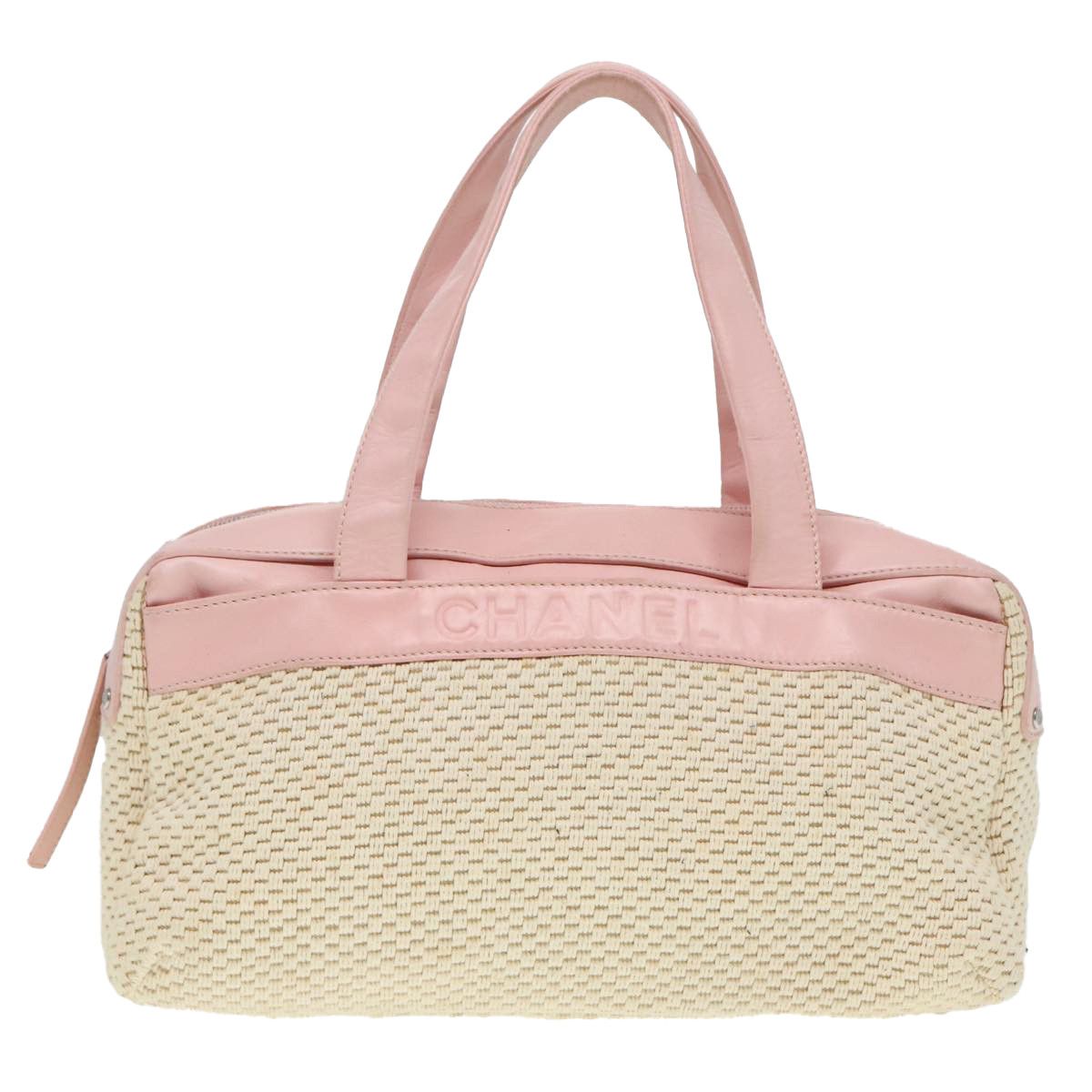 Chanel Beige Cotton Handbag (Pre-Owned) Size ONE SIZE - 1 Thumbnail