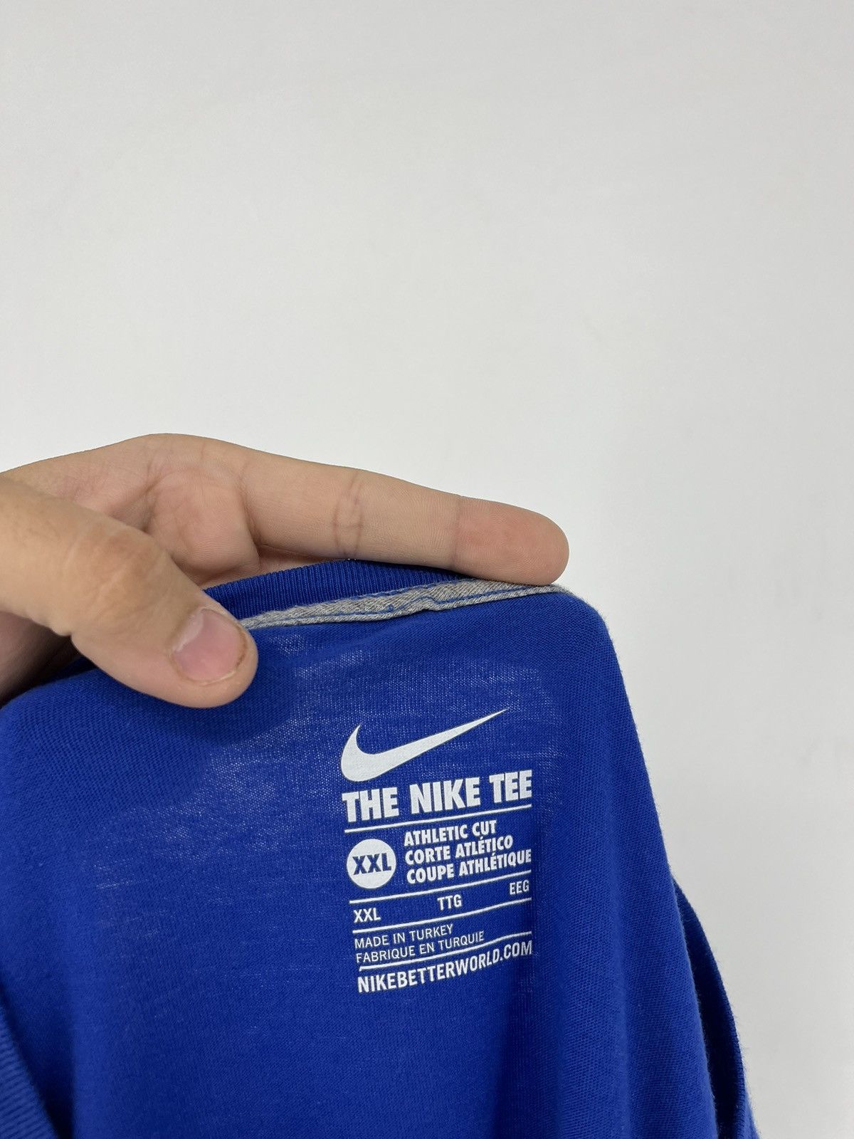 Nike × Vintage Vintage 90s NIKE JUST DO IT SWOOSH Tee Streetwear Y2K Style Size US XXL / EU 58 / 5 - 9 Thumbnail