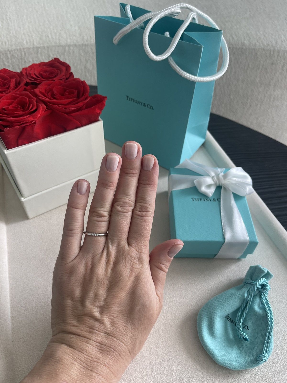 Tiffany & Co. Tiffany & Co. Forever Ring Platinum Diamonds 5.25 $1850 Size ONE SIZE - 2 Thumbnail