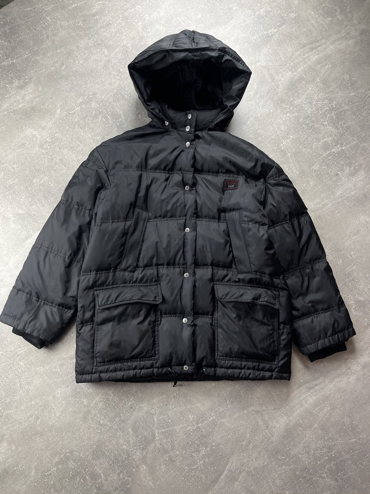 Dolce & Gabbana Dolce & Gabbana D&G 90s Hooded Puffer Jacket Black Size US S / EU 44-46 / 1 - 3 Thumbnail