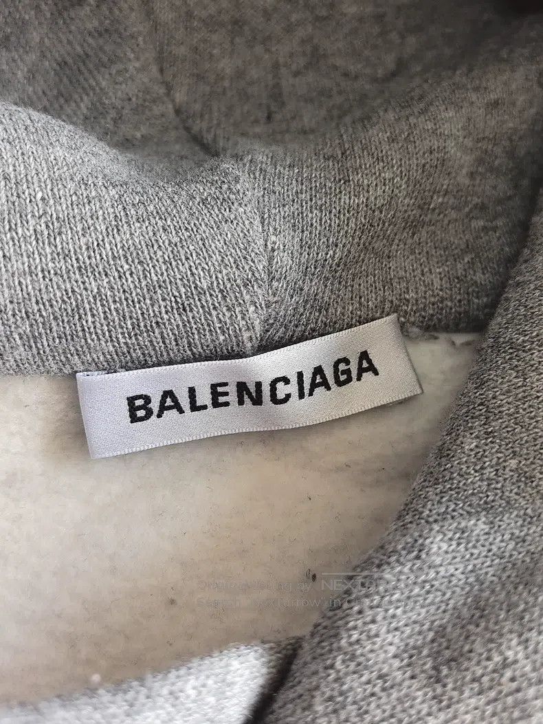Balenciaga Balenciaga Wheat ear letter hooded and velvet sweater long Size US XS / EU 42 / 0 - 4 Thumbnail