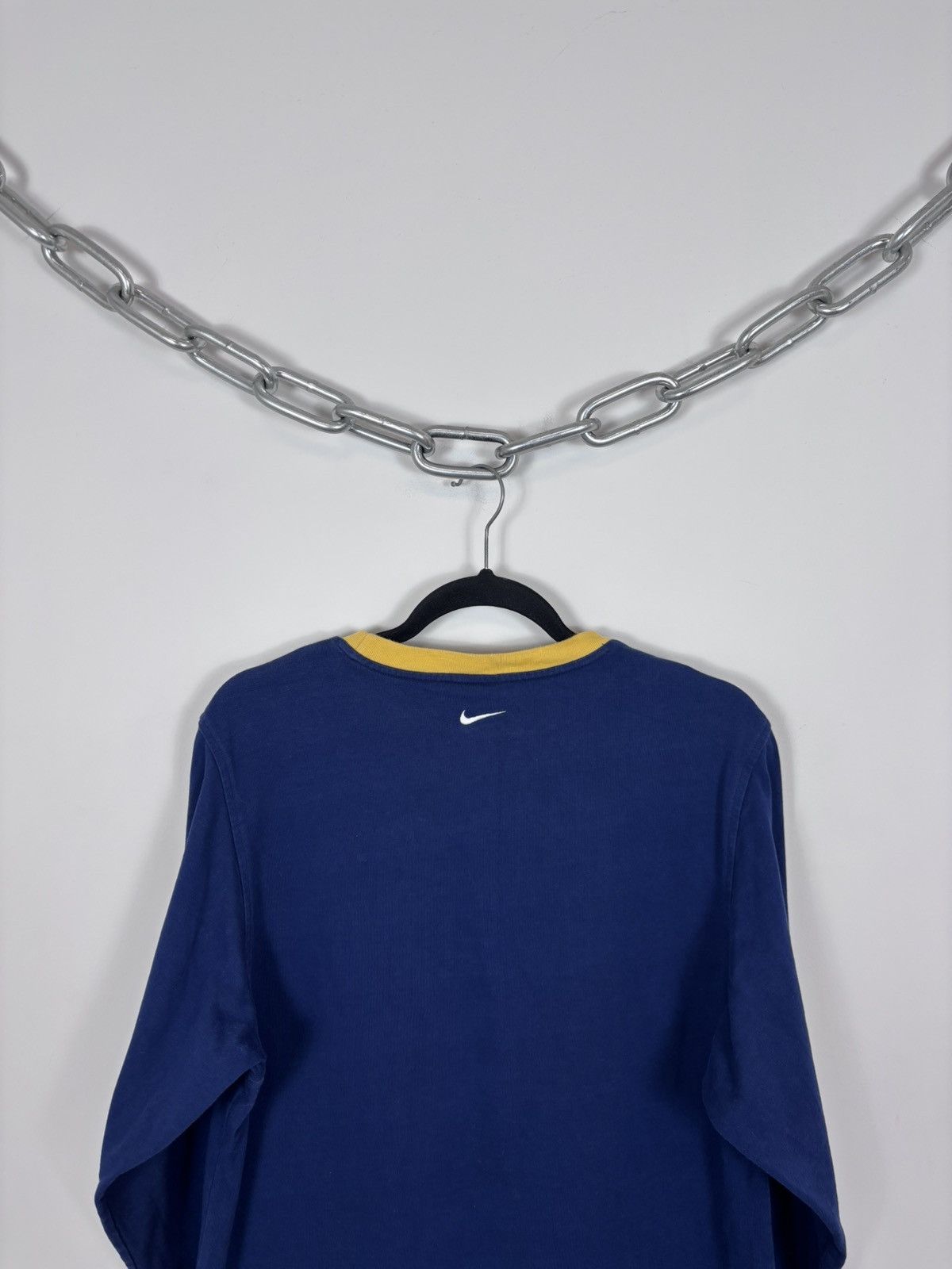 Nike Vintage 90s Nike Y2K Embroidered Swoosh Logo Long Sleeve Tee Size US S / EU 44-46 / 1 - 14 Thumbnail