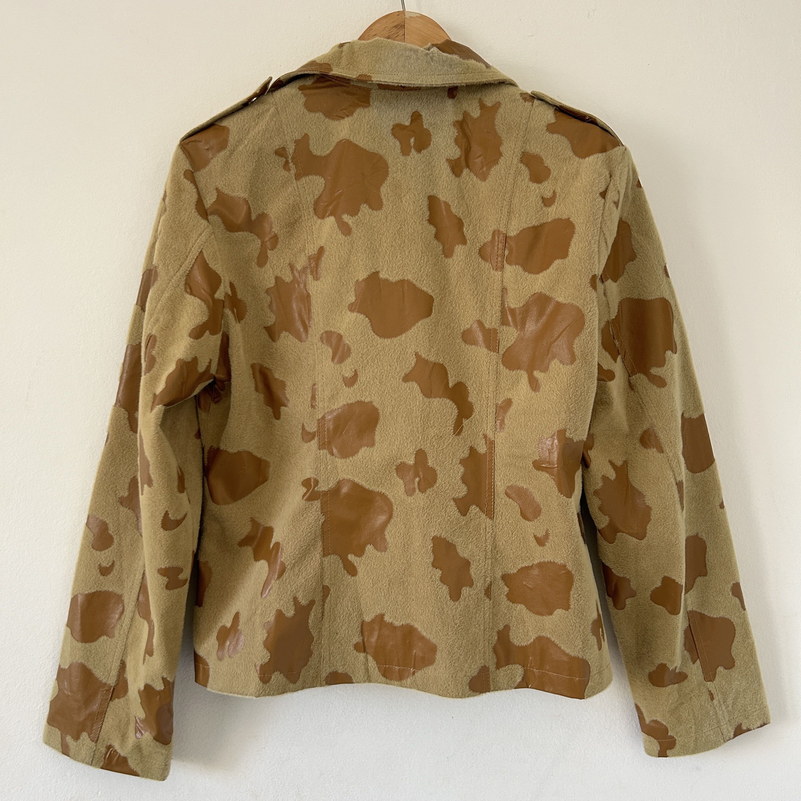 Vintage Vintage y2k cow print zip up jacket Size XL / US 12-14 / IT 48-50 - 8 Thumbnail