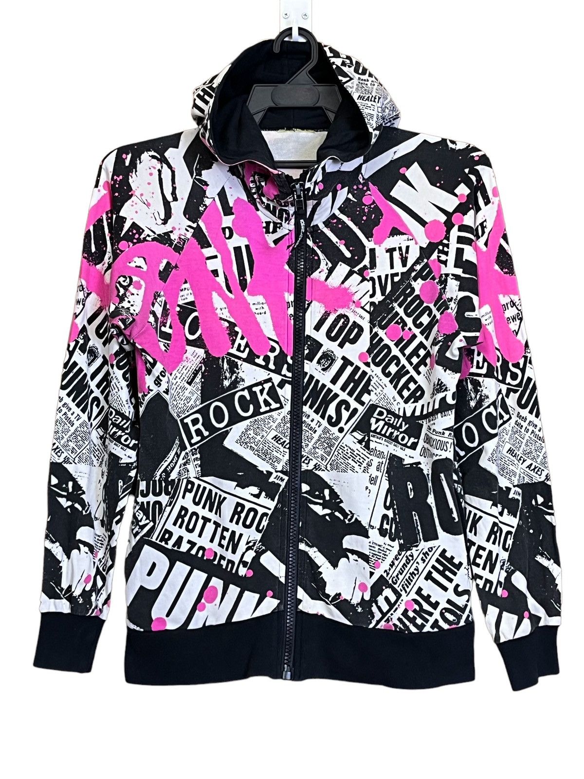 Hysteric Glamour SICK🔥SUPERLOVERS PUNK ROCK FULLPRINT ZIPPER HOODIES Size US S / EU 44-46 / 1 - 1 Thumbnail