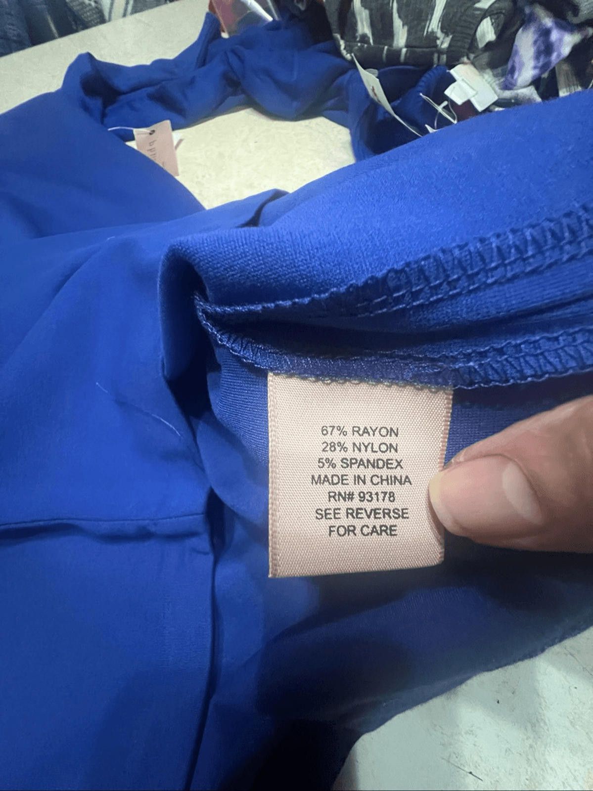 Designer Philosophy Marine Blue Skirt Sz 14 NWT Size 36" / US 14 / IT 50 - 5 Thumbnail