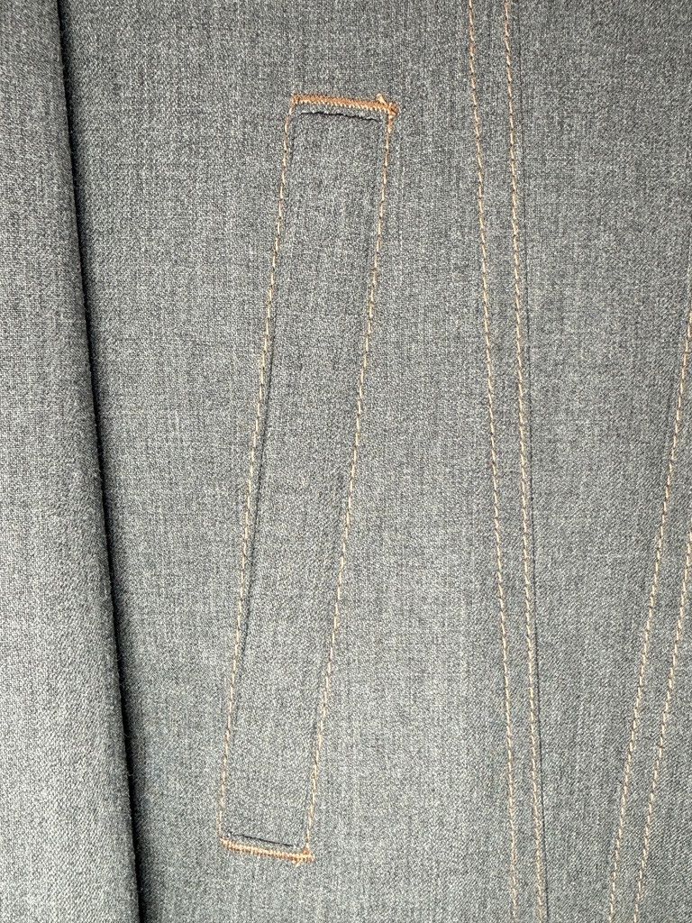 Brunello Cucinelli BRUNELLO CUCINELLI Wool Denim Bomber Grey Jacket Size US M / EU 48-50 / 2 - 9 Thumbnail