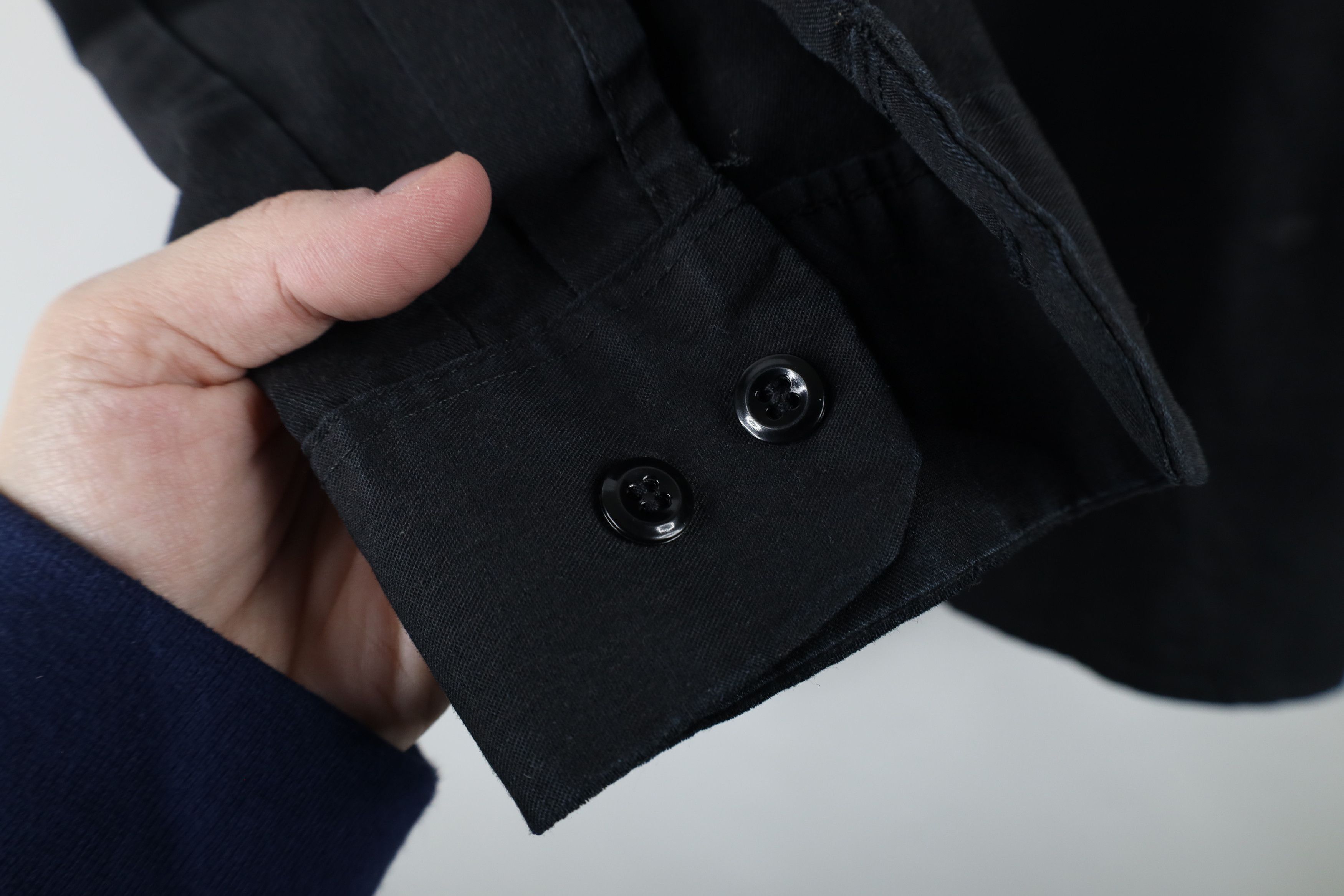 Dickies × Vintage Vintage 90s Dickies Workwear Button Shirt Black USA Size US M / EU 48-50 / 2 - 9 Thumbnail