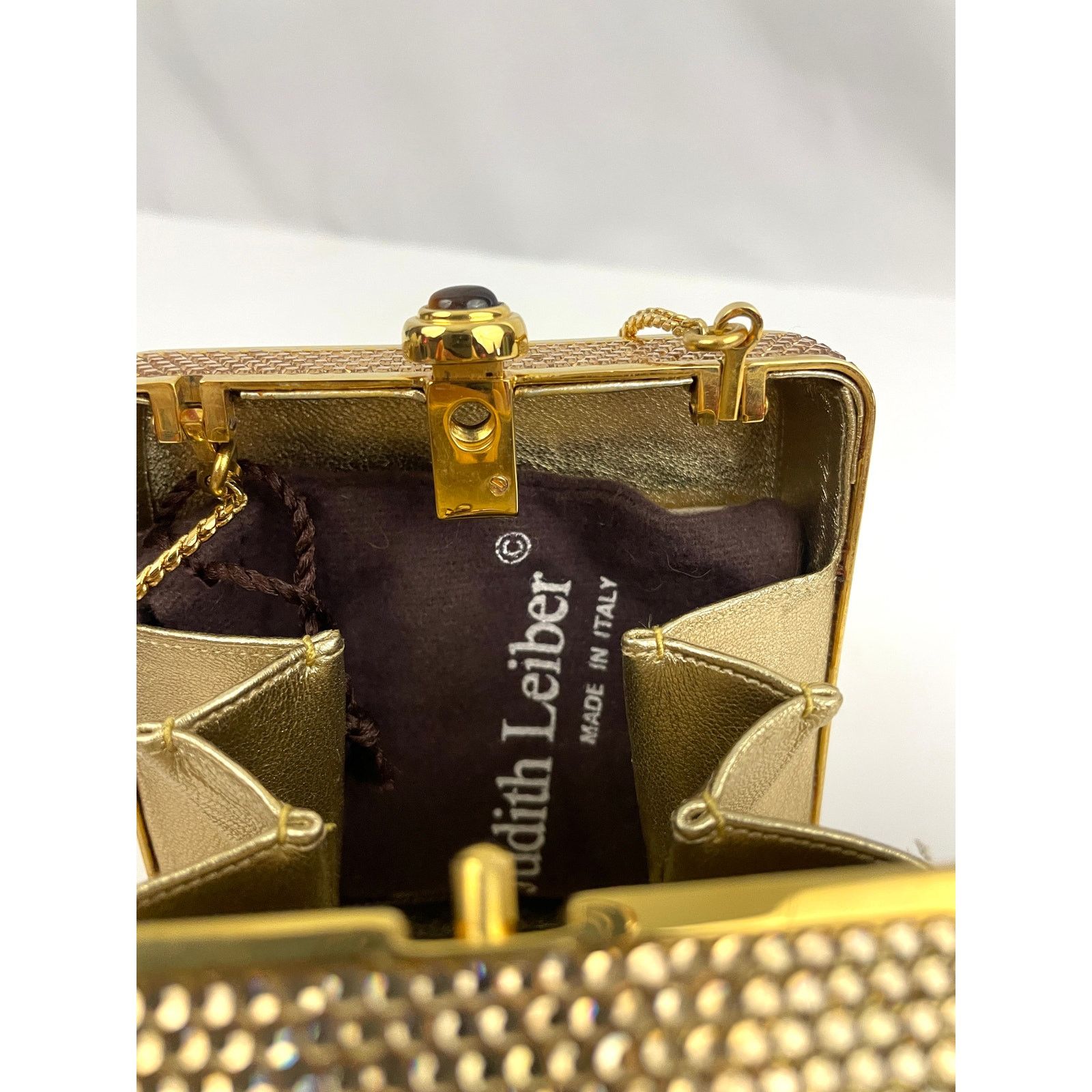 Judith Leiber Judith Leiber Swarovski Crystal Stone Evening Bag Clutch Size ONE SIZE - 15 Thumbnail