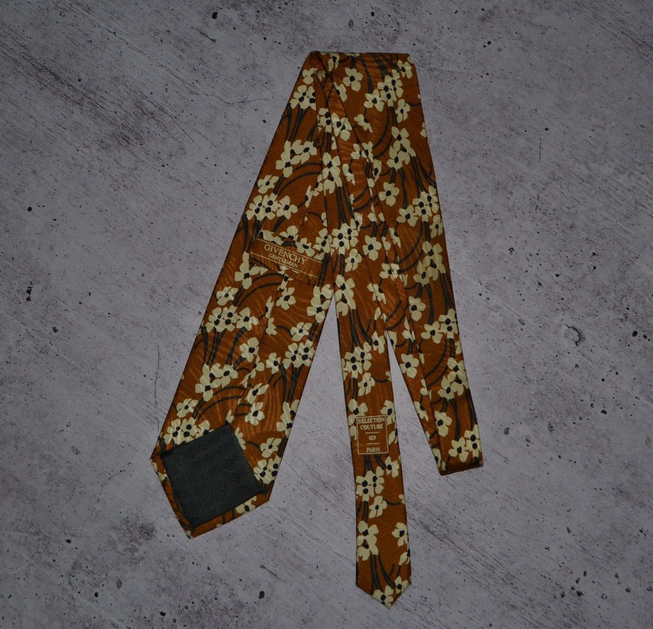 Givenchy × Vintage Givenchy Gentleman Vintage Tie 100% Silk Size ONE SIZE - 4 Thumbnail