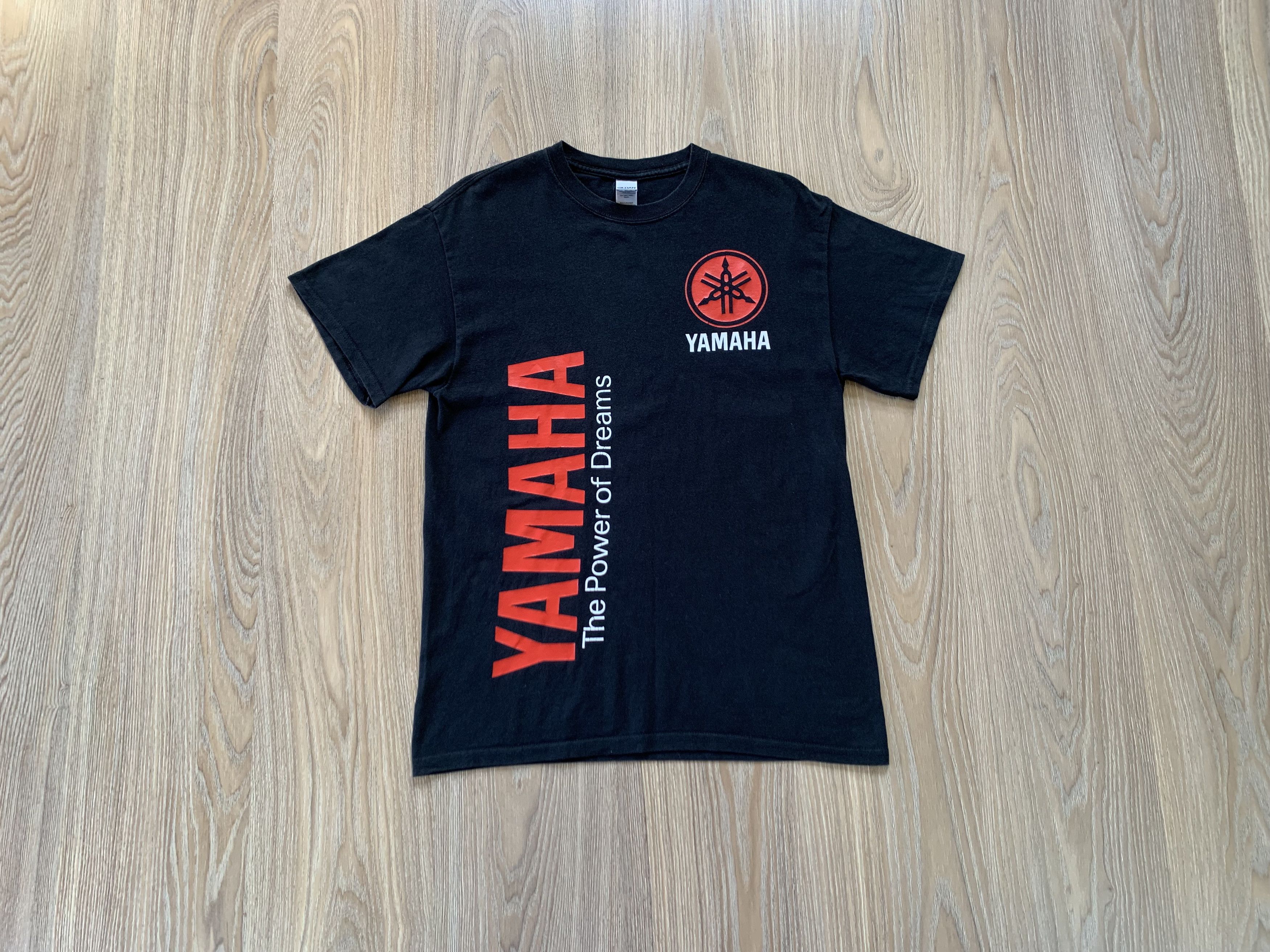 Gildan Vintage Yamaha Cotton Black Printed T Shirt Size US M / EU 48-50 / 2 - 1 Thumbnail